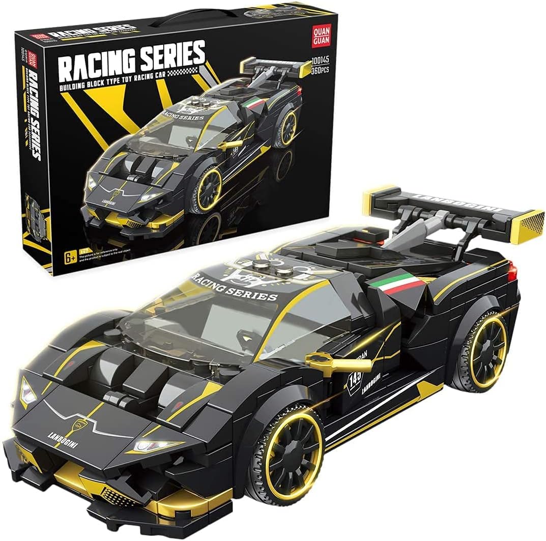Technology Sports Car Building Kit for for Lambo Speed Champions EVO 360PCS Supercar Racing Car Model Construction Kit for Adults Teens Compatible with Major Brands