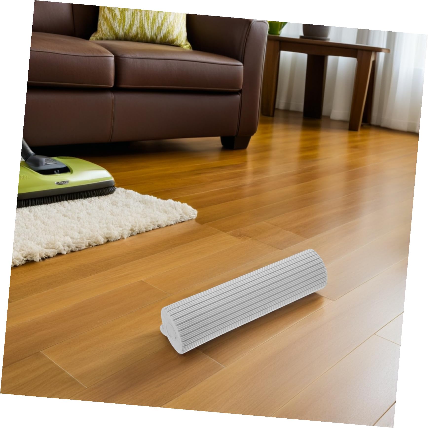 2 Cabezales de Repuesto para Trapeador de Esponja Rodillo, Esponja Absorbente Gris 33 Cm, Recambio para Limpieza de Suelos en Cocina, Baño y Garaje, Accesorio Duradero para Mopas