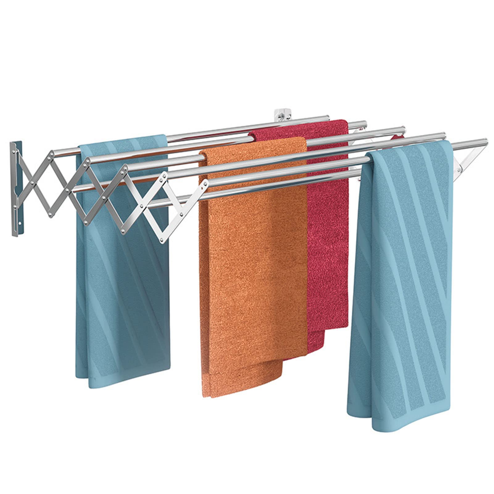 Retractable Foldable Drying Rack Multi Function Wall Mounted Clothes Drying Rack For Hanging Clothes - Buy Clothes Racks For Hanging Clothes Foldable Clothes Rack Retractable Cloth Drying Rack Product On
