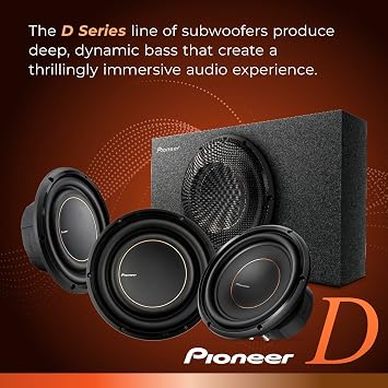 Pioneer TS-D12D2 12 D-Series Component Car Subwoofer, 2Ω Stable