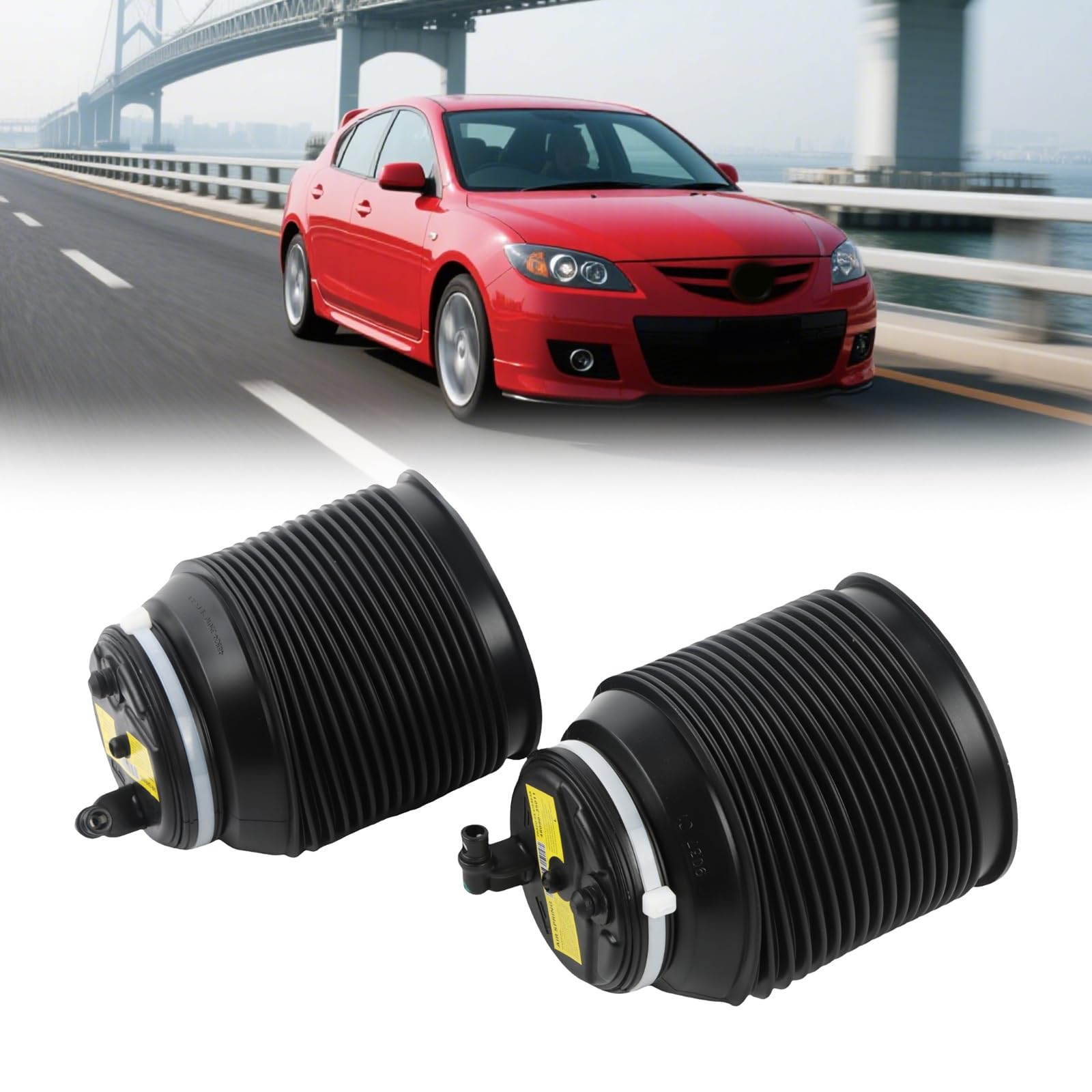 Rear Air Suspension Bags 2pcs Ride Quality Restoration Kit for Toyota 4Runner Lexus GX470 4.7L 2003-2009 Models OE 4809035011 4808035011 Direct Fit