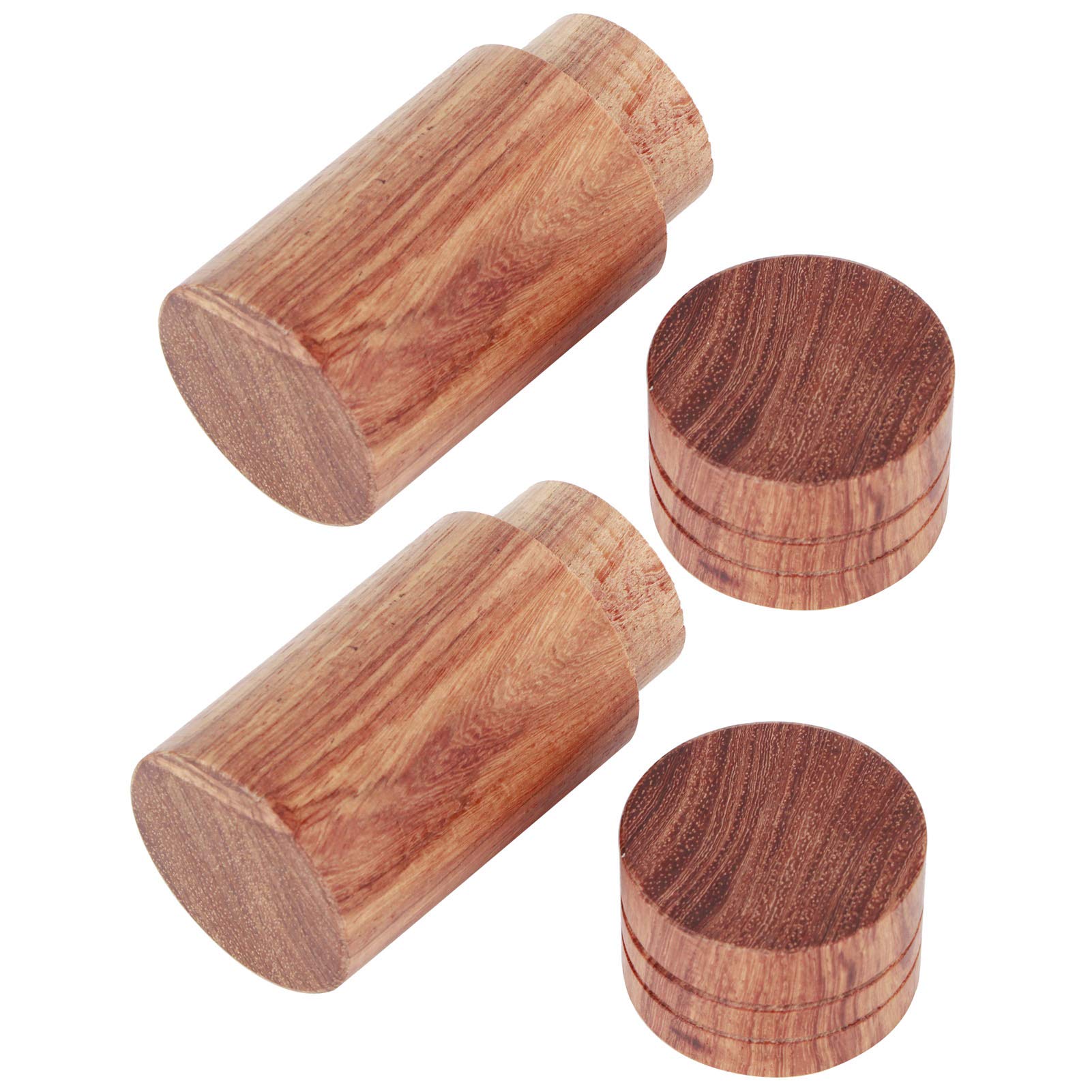 Huile essentielle en bois boîte cylindre pour vos voyages