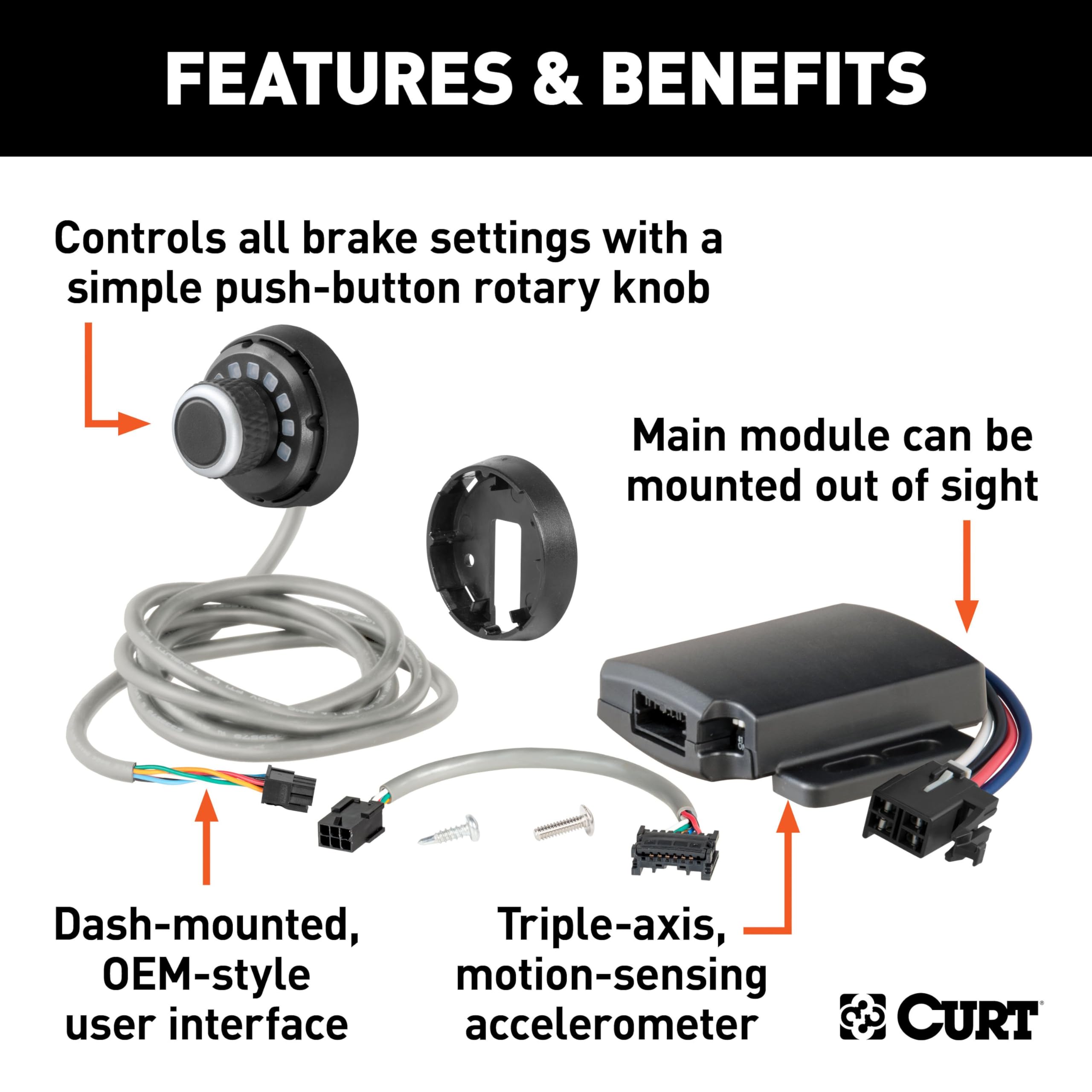 Amazon.com: CURT 51170 Spectrum Brake Control w/Triple-Axis