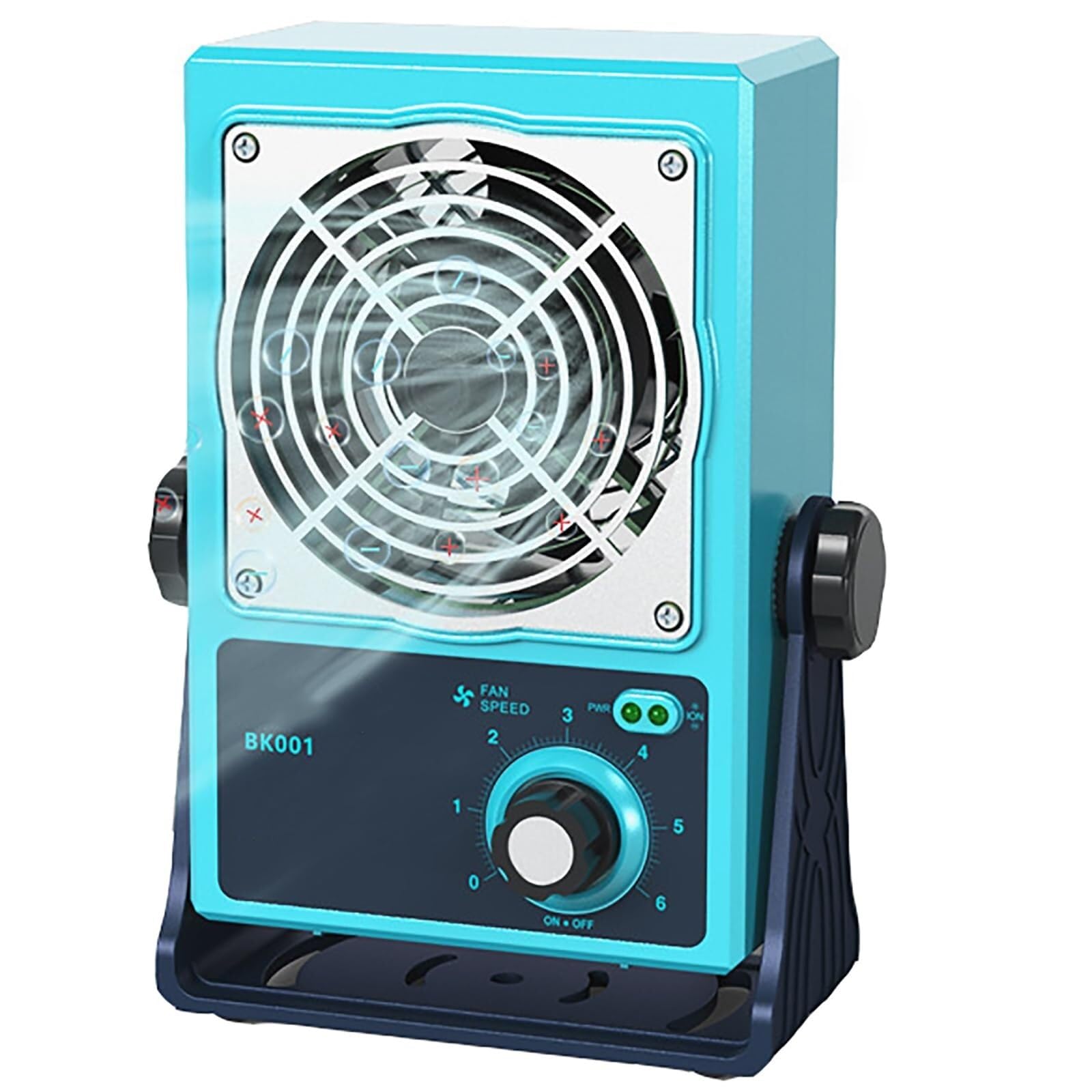 Ioniseur anti-statique de bureau avec souffleur d'air ionisant 85 CFM et équilibre ±15V