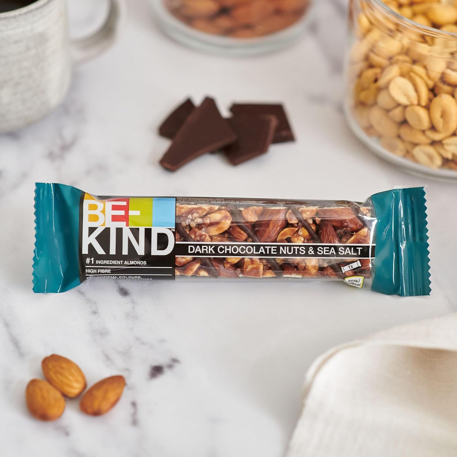 BE-KIND Dark Chocolate Nuts & SeaSalt 3Pack 10x3x30g I Schokoriegel I Nussriegel I Riegel I Glutenfrei