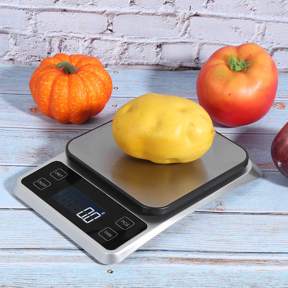 Cyfrowa waga kuchenna, elektroniczna waga Elektroniczna waga kuchenna Wagi kuchenne Cyfrowa waga Abs ze stali nierdzewnej do ważenia w kuchni Double the comfort