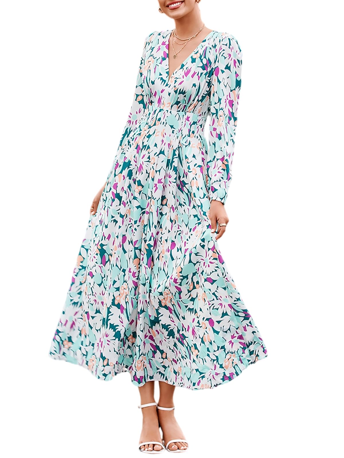 Amazon.com: Sissyaki Womens Long Sleeve Summer Maxi Dress 2026