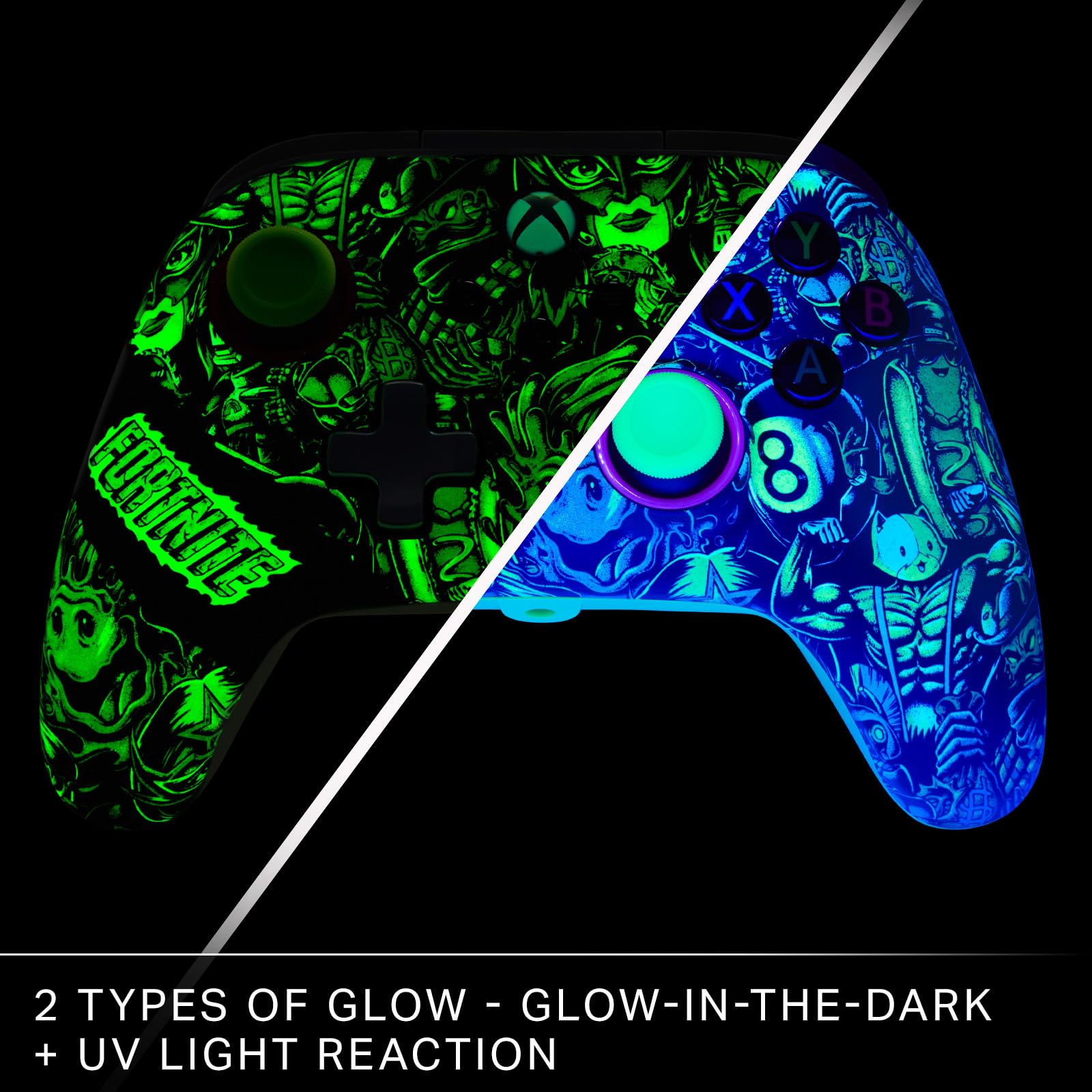 PowerA Advantage Wired Controller for Xbox Series X|S - Fortnite Glow