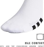 Vista 19 de adidas Rivalry Soccer 2.0 OTC, Workout Compression Socks-Over The Calf Negro/Blanco