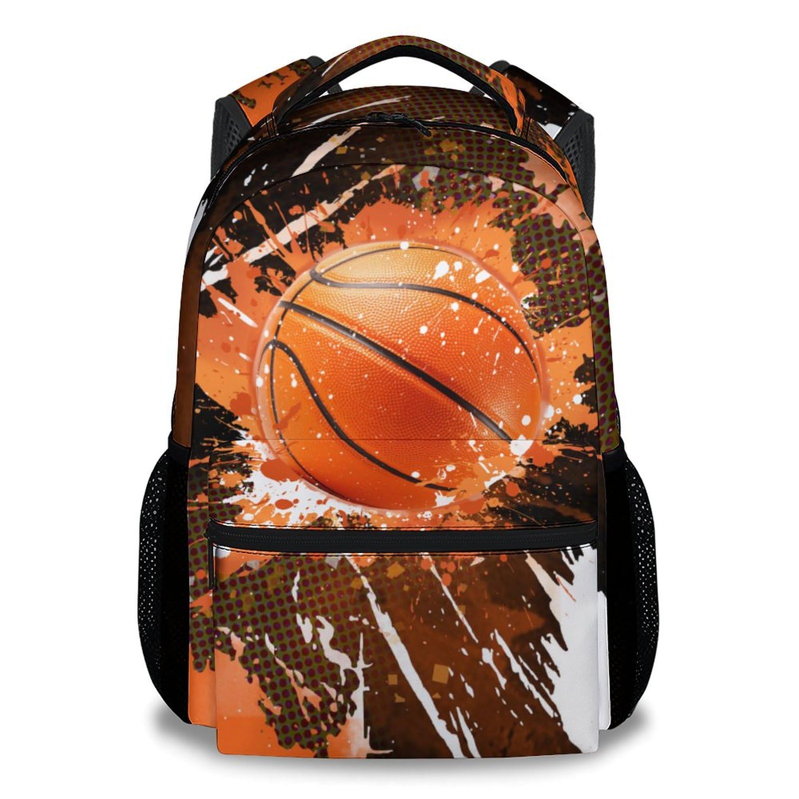 COZYAURA Boys Backpack - Basketball Backpacks for Kids - 17 Inch Sports Theme Bookbag for Elementary Middle School - Cool School Bag for Teens Youth