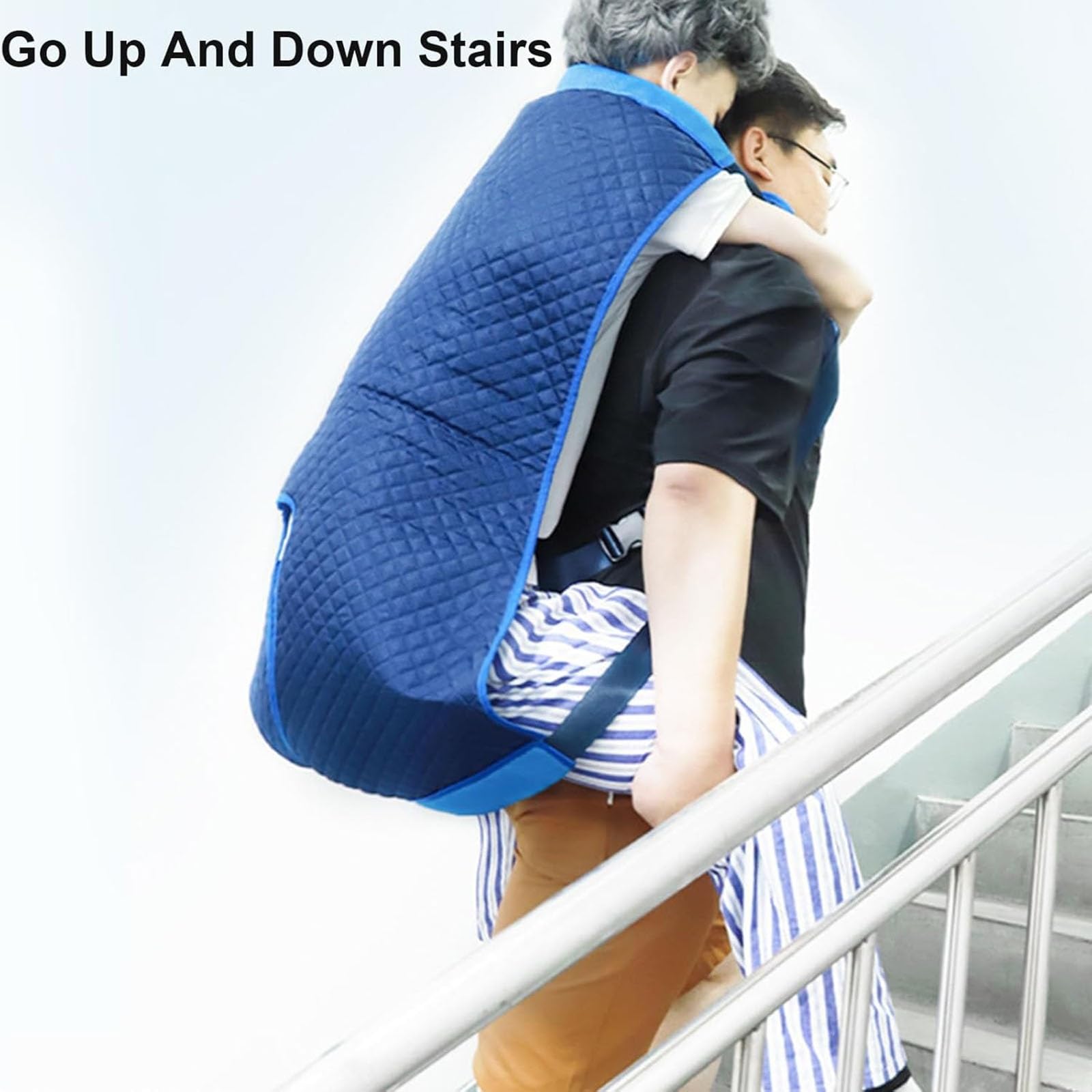 Patientenlifter, Ganzkörper-Transfergurt, zur Positionierung im Bett und zum Heben und Tragen über Treppen zum Bett, Rollstuhl, Stuhl, Auto, Fahrzeug für ältere Menschen