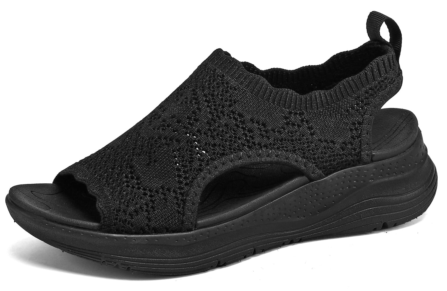 Womens Orthopedic Walking Sandals Arch Support Comfort Slip-On Sport Sandals Open-Toe Athletic Sandals for Plantar Fasciitis Summer Beach Casual