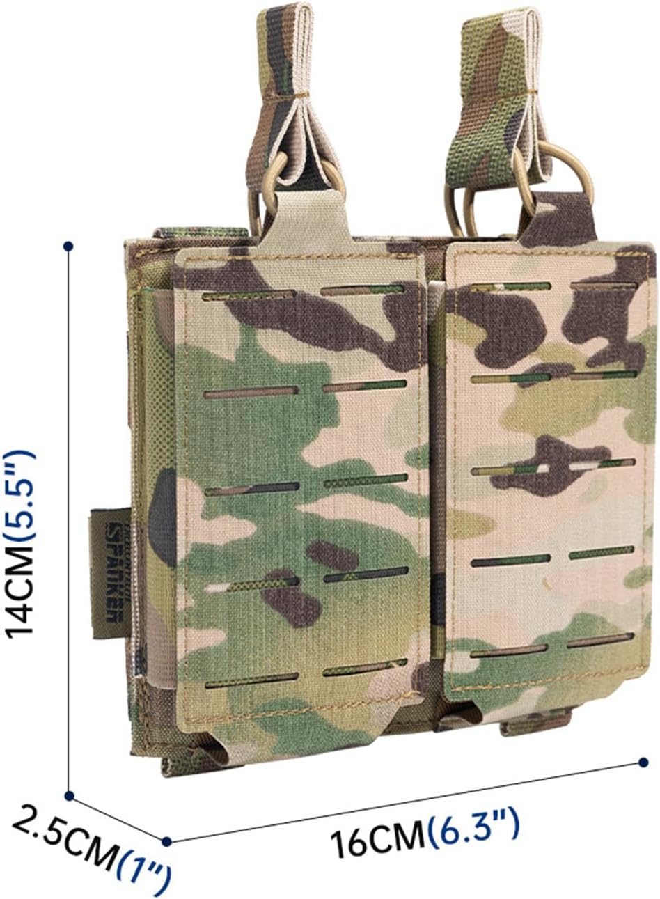 EXCELLENT ELITE SPANKER Tactical Mag Pouch Open-Top Single/Double/Triple Molle Magazine Pouch for Magazines M4 M16 AR-15 5.56