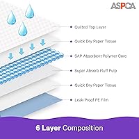 Vista 5 de ASPCA Recambios de almohadillas perfumadas de limón para sistema de caja de arena, tamaño 16.9 x 11.4 pulgadas, paquete de 40