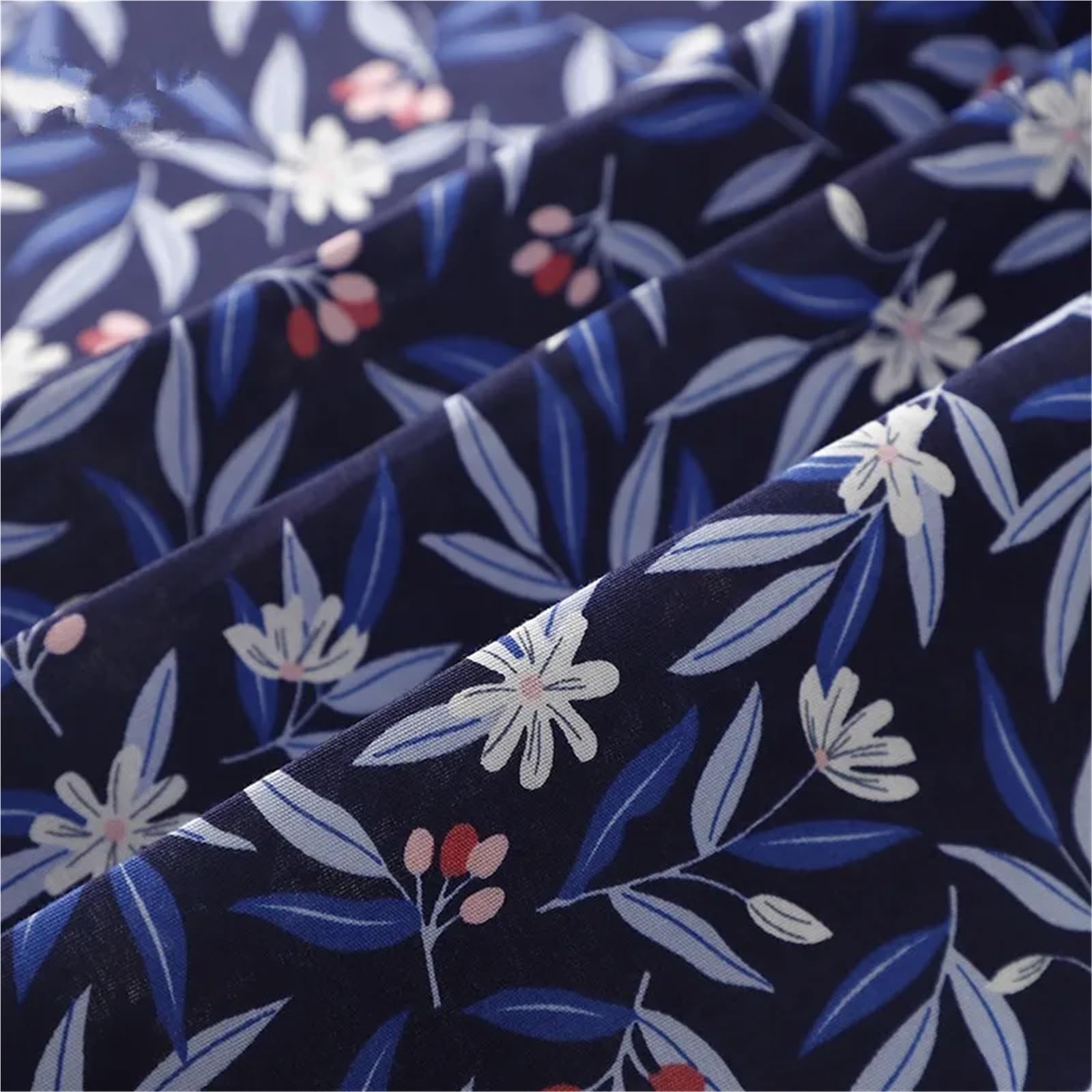 Taschentücher 4 Stücke 46x46 cm Baumwolle Blatt Blume Gedruckt Damen Taschentücher Frauen Quadratisches Gesichtshandtuch