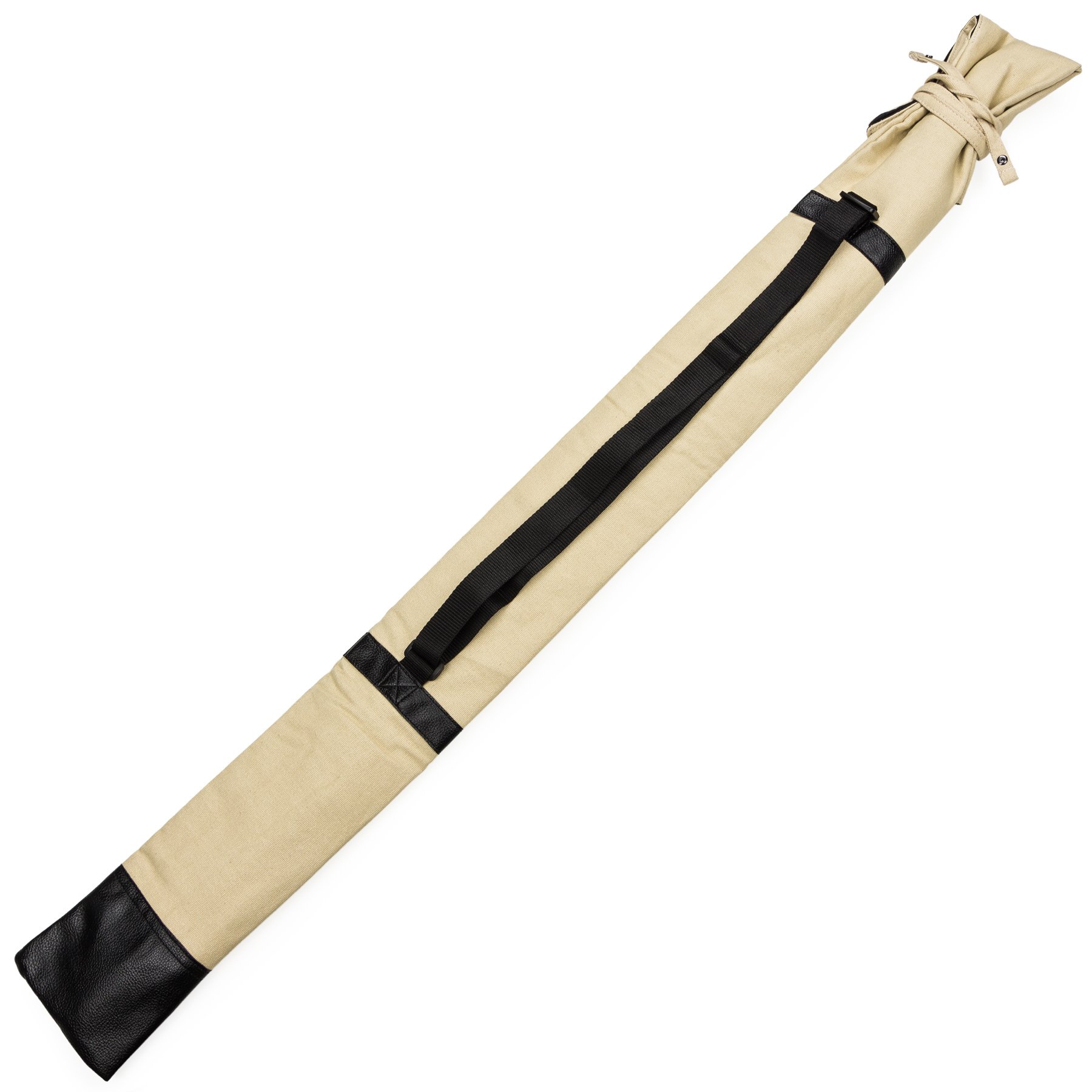 Taiji - Funda para espada con texto en alemán "Mit ein espada unter dem Himmel gehen - Tai Chi - Jian", color beige