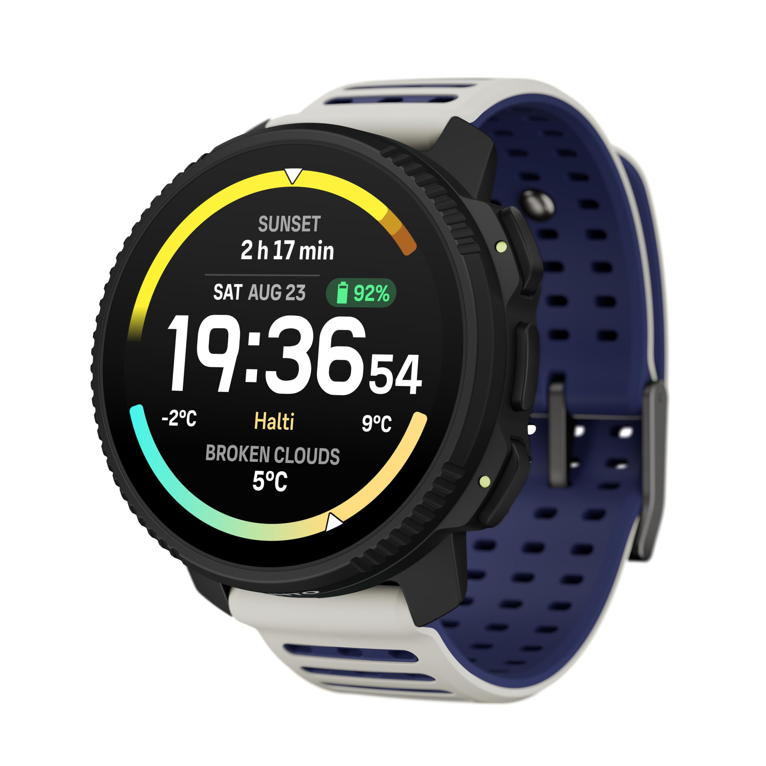SUUNTO Vertical 2 Montre GPS Sport, Écran Tactile AMOLED Lumineux avec Design Robust, Lampe LED Intégrée, Autonomie 20 Jours, Cartes Hors-​Ligne, Navigation Fiable, 115+ Modes de Sport