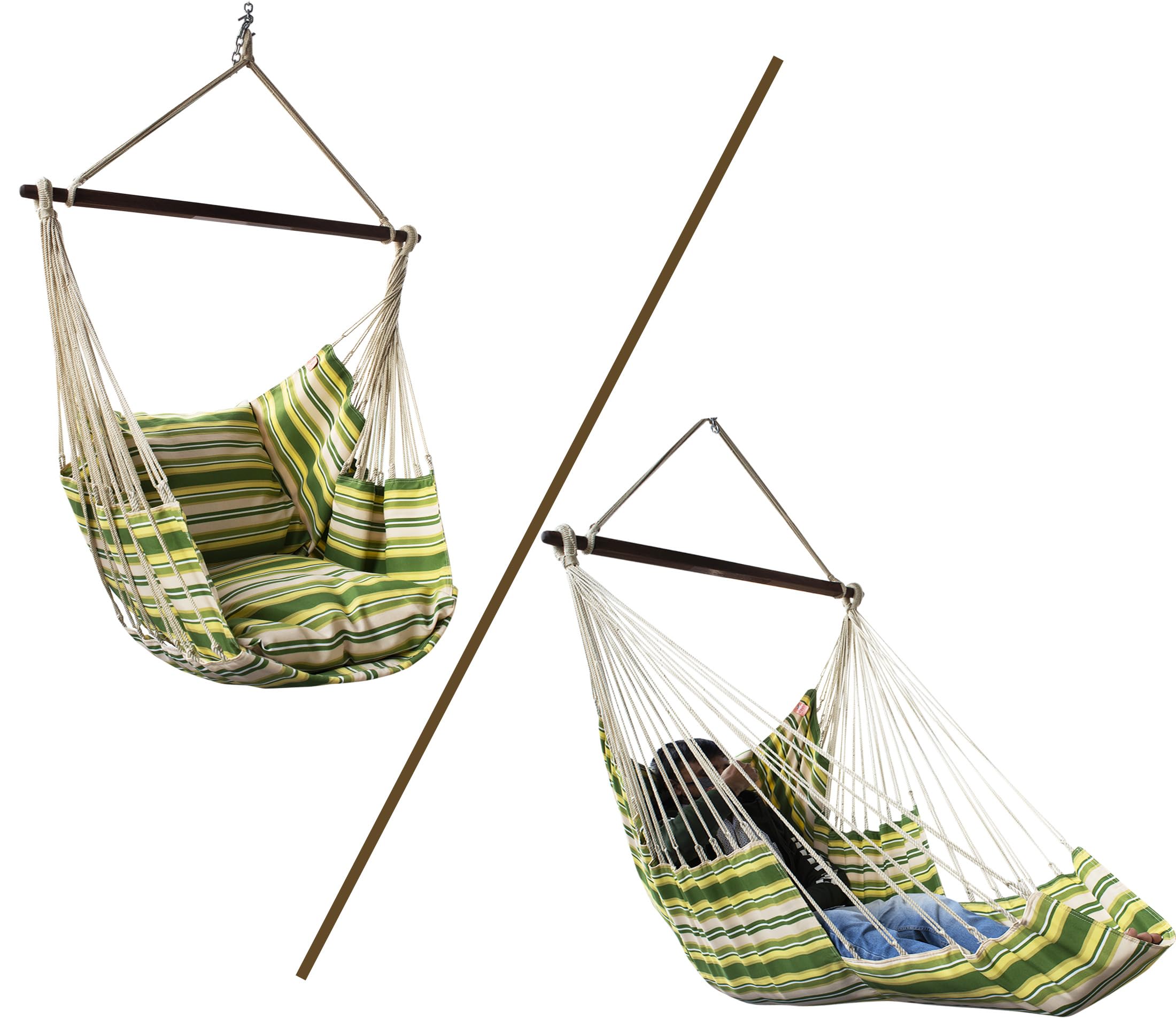 BLISSHOME NOAH SWING Stripes WITH LEG REST,SOFT WEATHER RESISTANT FABRIC,FOR ADULT/KIDS,INDOOR/OUTDOOR BEDROOM,KIDS-ROOM,PATIO,BALCONY,OFFICE FREE HANGING ACCESSORY 140KGS CAPACITY JHULA-MADE IN INDIA-image-5