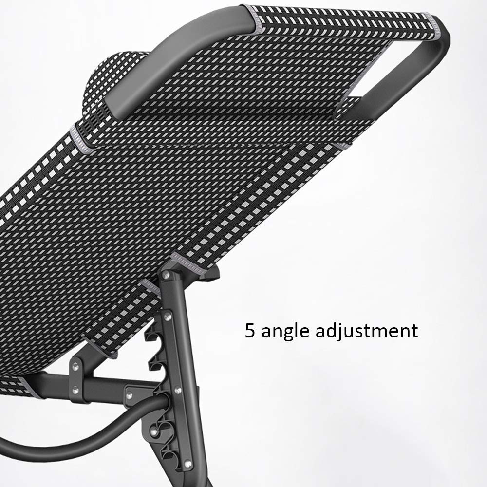 Sedia a sdraio pieghevole – Divano portatile per balcone e tempo libero, reclinabile regolabile per adulti – Design per una facile conservazione