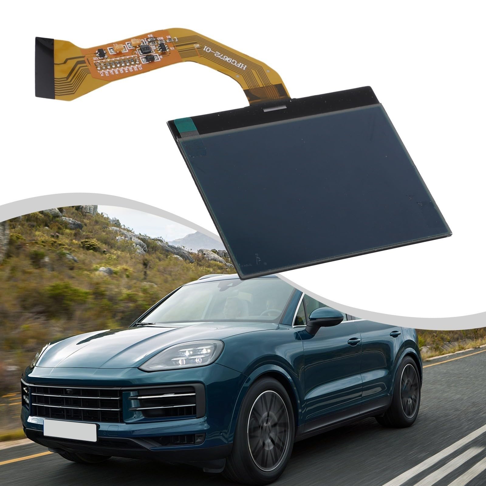 Vasiumic - Pantalla LCD para Touareg 2003-2009, para Cayenne 955 957 para GTS S 2003-2010, panel de cristal negro