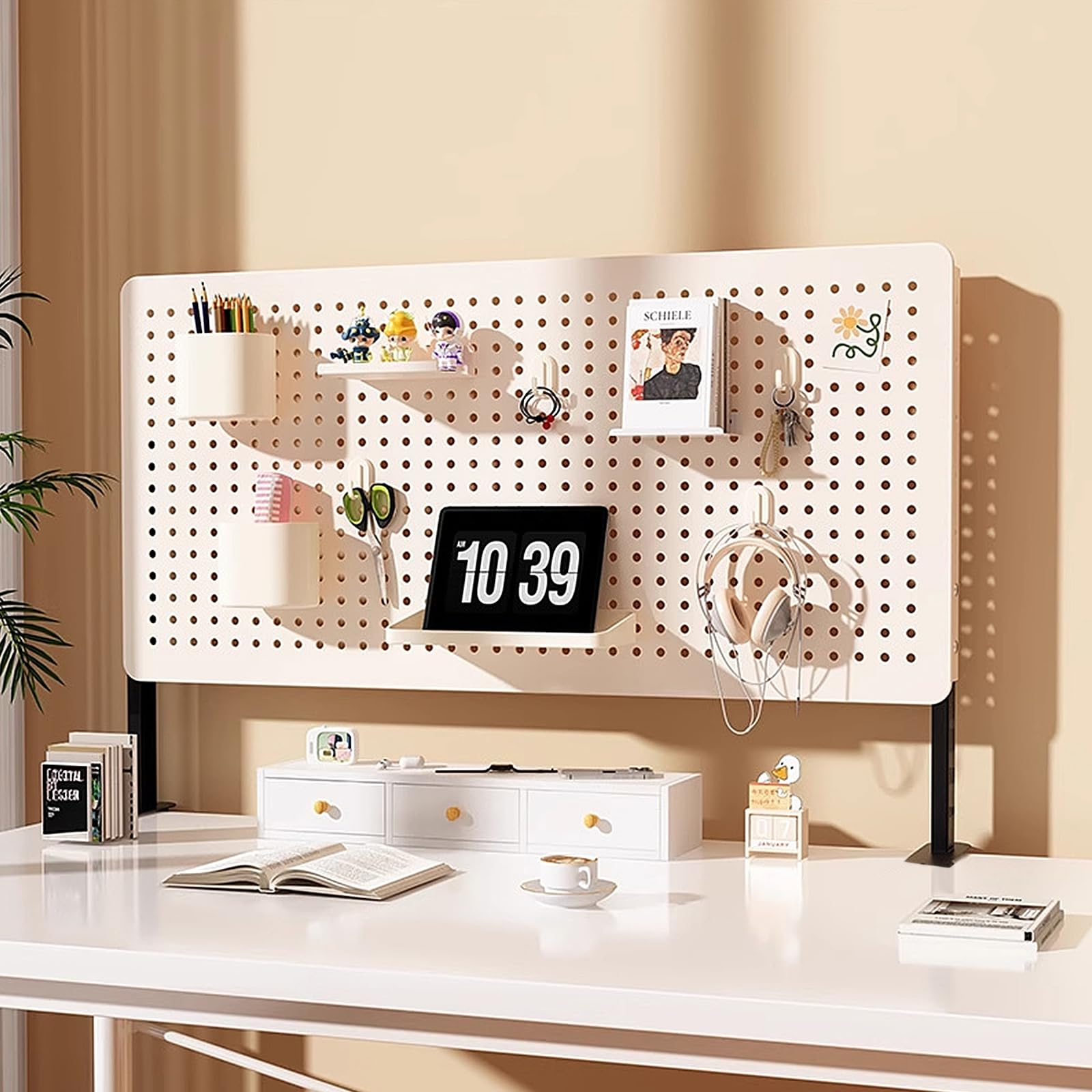 Tableau perforé en métal à coller