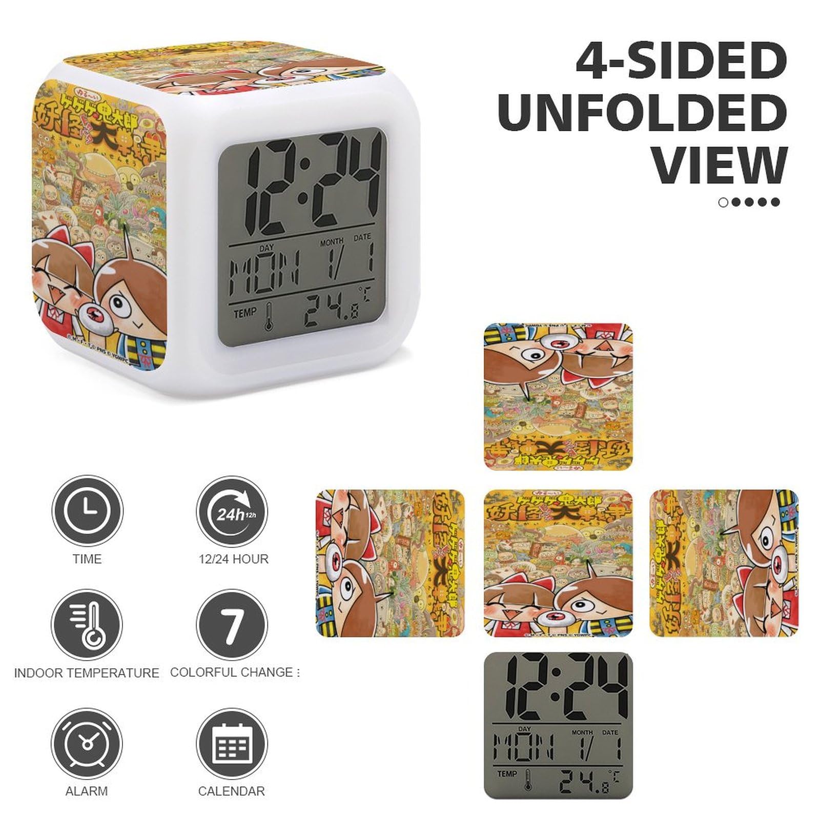 ゲゲゲの鬼太郎　目覚まし時計 Amazon.co.jp: ゲゲゲの鬼太郎 鬼太郎誕生 目覚まし時計 時間どおりに