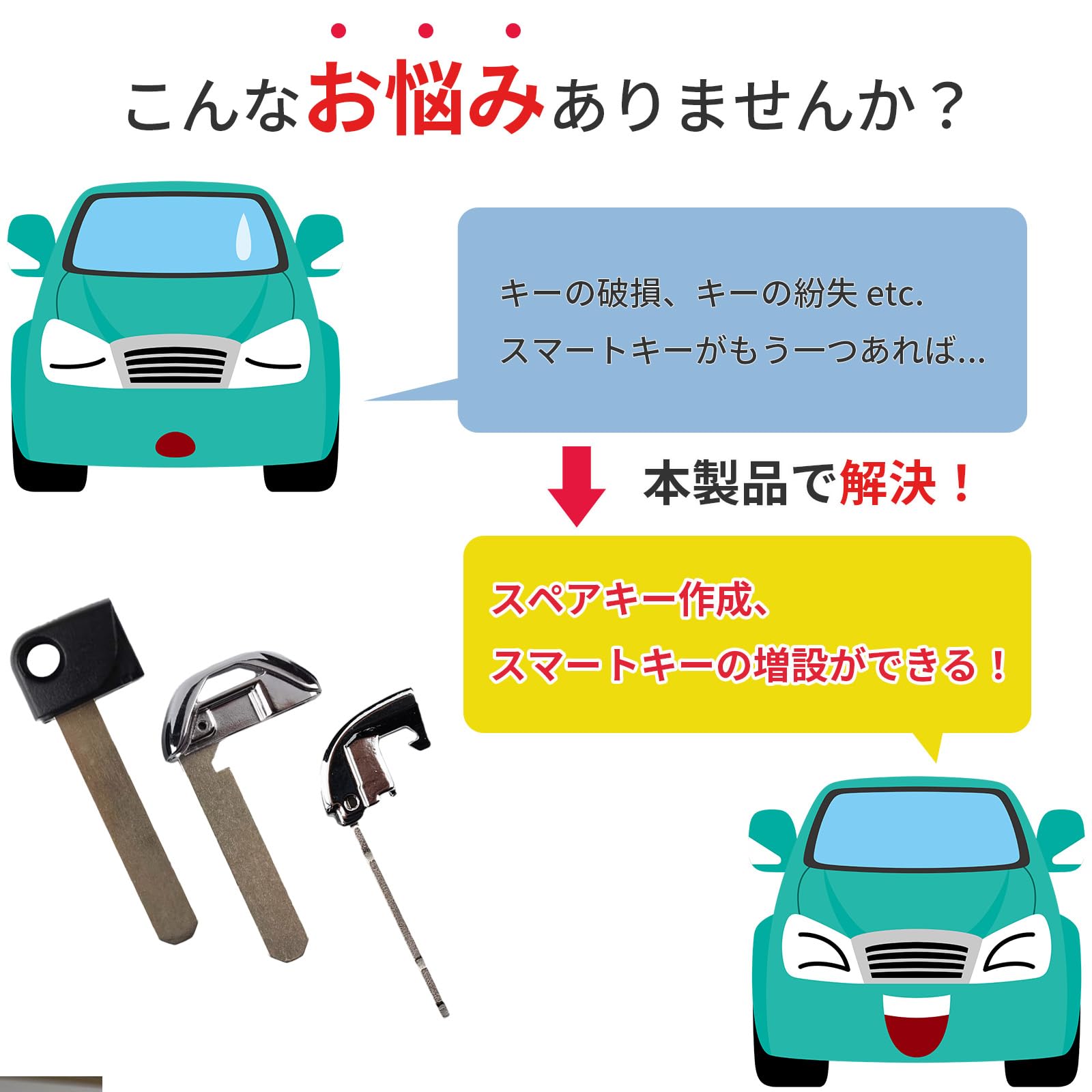 Amazon.co.jp: YESprime 社外 ホンダ スペアキー ブランクキー
