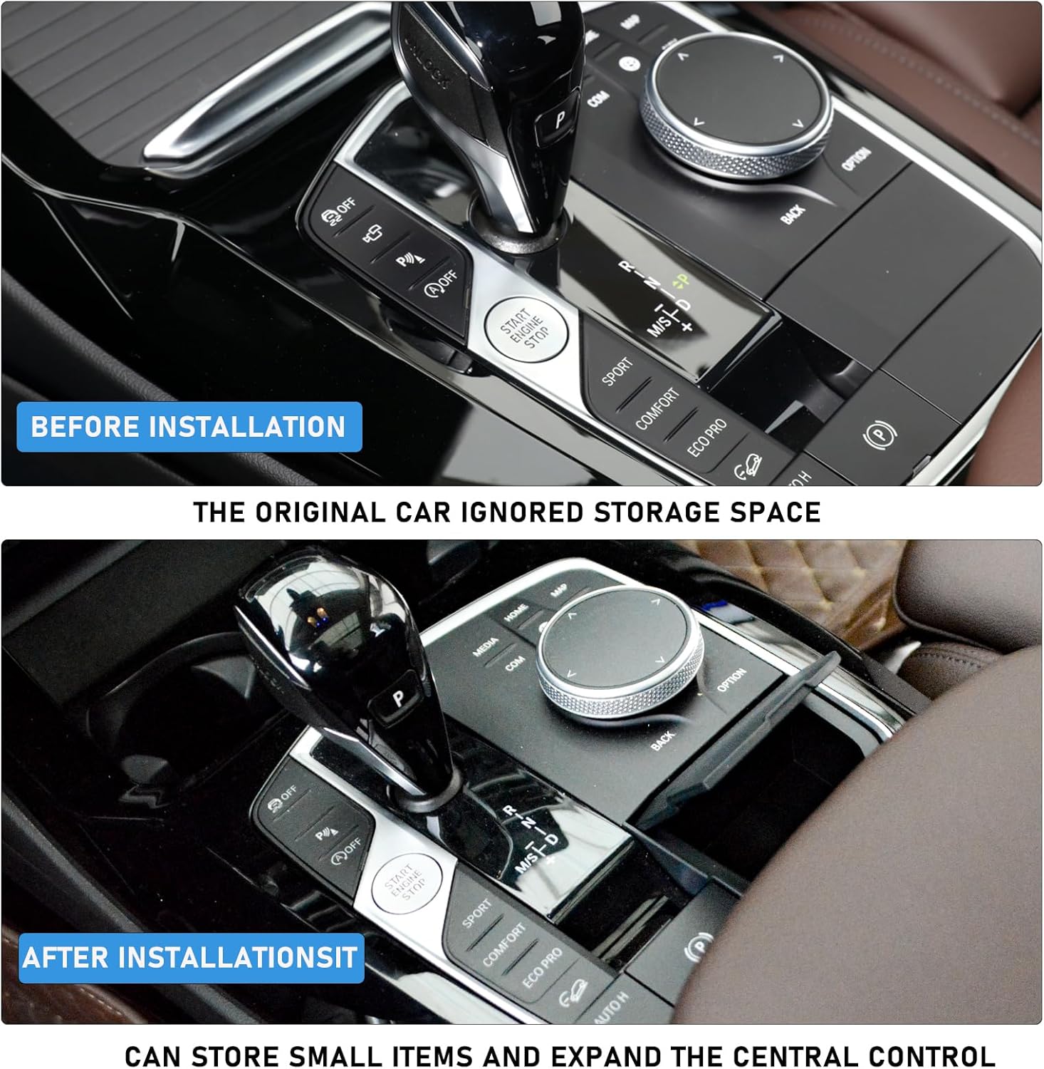 BMW X3/X4 Center Console Organizer - Image 6