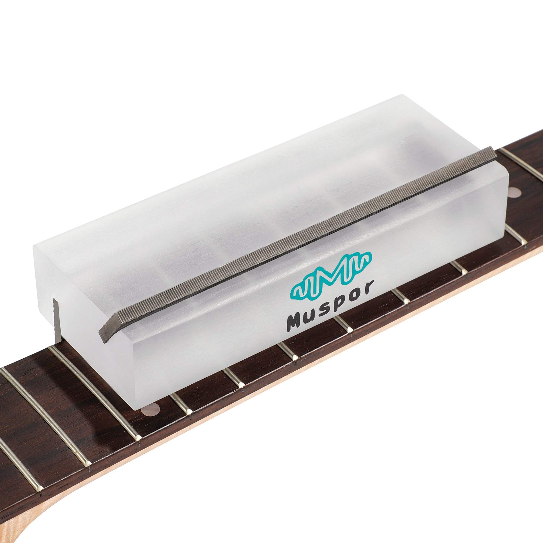 RuiJOTWAT 2 in 1 guitar fret bevel file 35° and 90° angle dual-purpose chamfering file luthier repair tool
