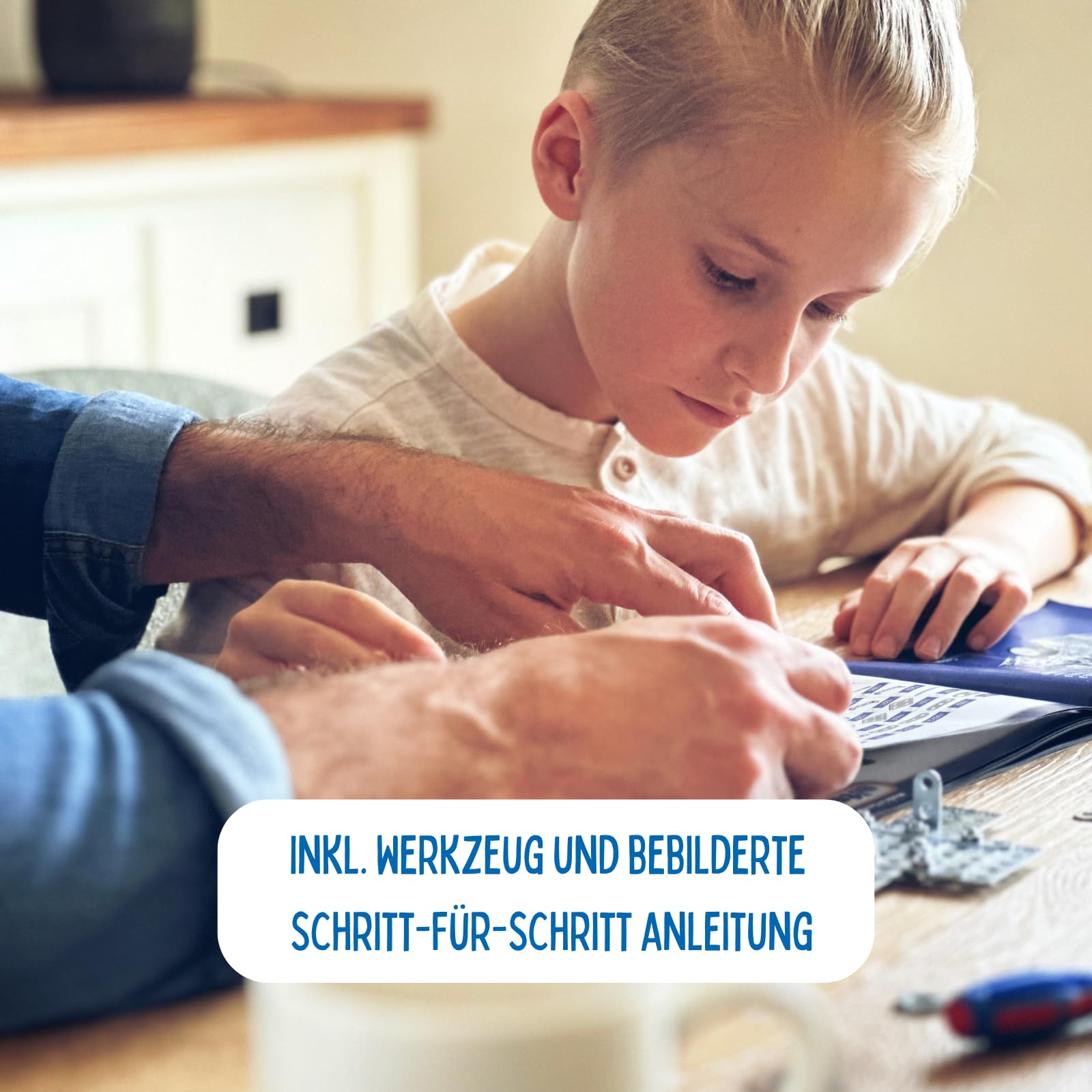 eitech Multimodell-Set - Metallbaukasten 00905, 6 Modelle und 350 Bauteile | Konstruktionsspielzeug, Bauset Kinder 8 9 10 Jahre, Geschenk Mädchen und Junge Geburtstag & Weihnachten, Metall Baukasten