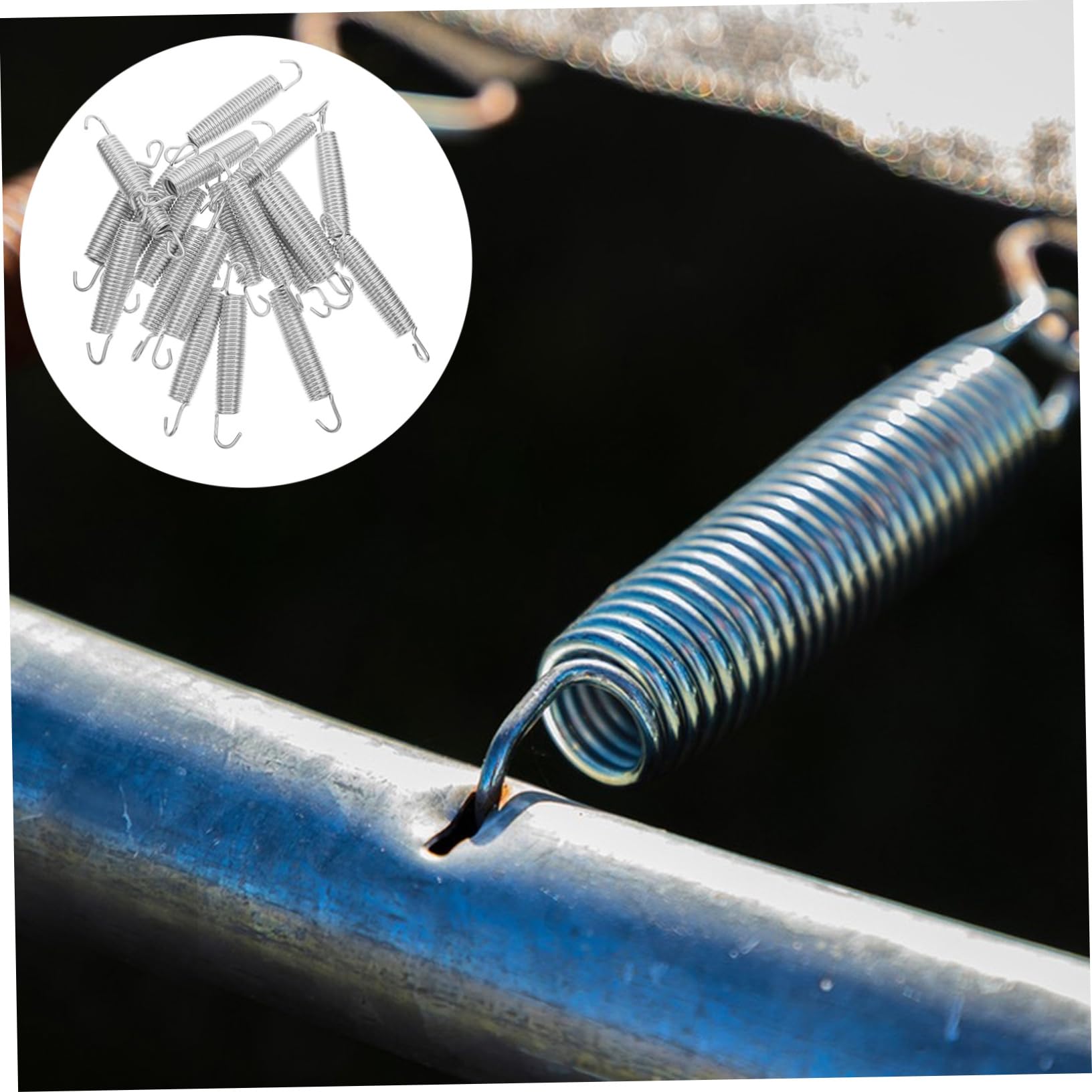 20stücke Starke Trampolinfedern Universelle Ersatzteile Für Outdoor-Trampoline Langlebige Spannfedern Für Sicheren Sprung Und Einfache Montage Lang