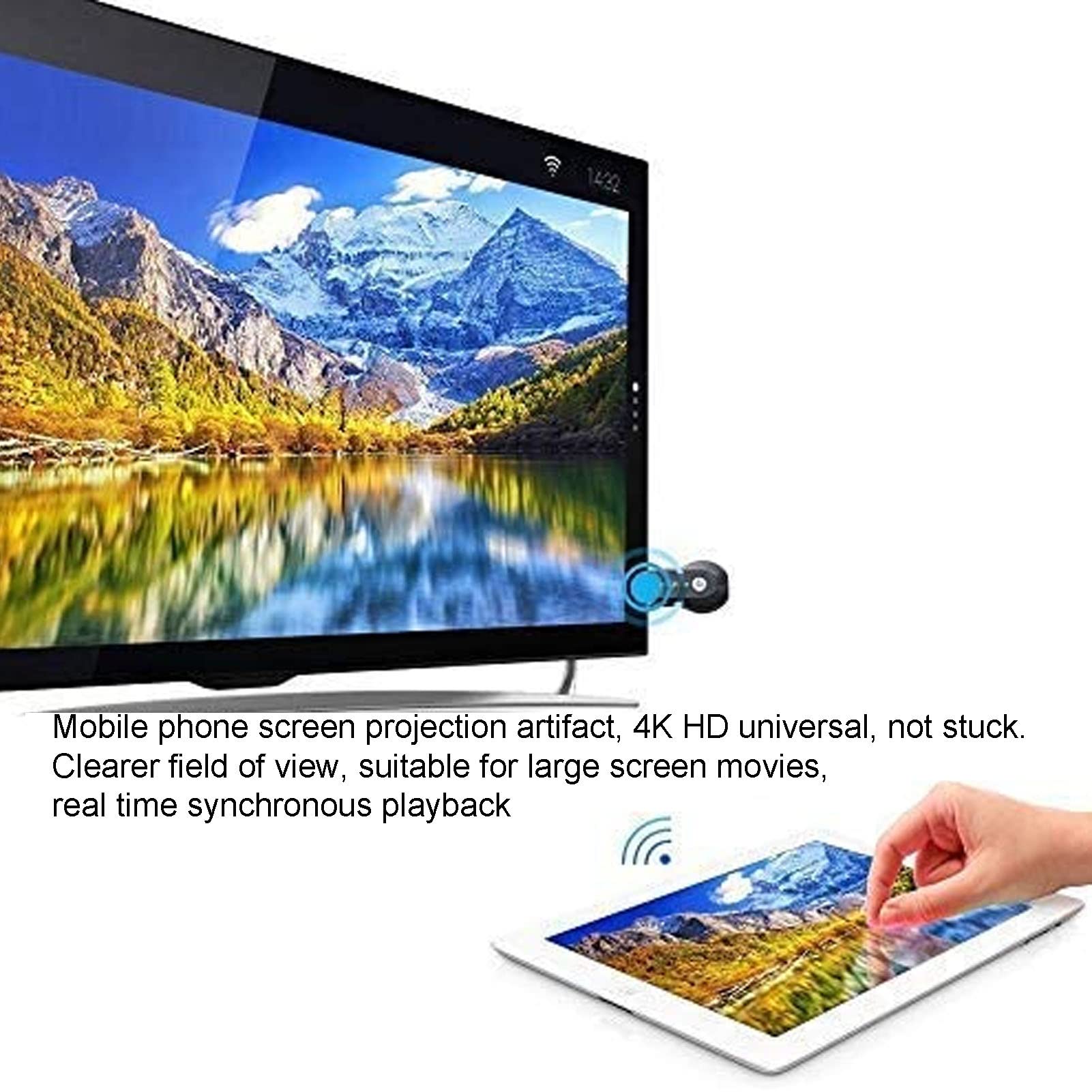 Récepteur D'affichage Sans Fil WiFi Adaptateur HDMI Dongle TV Pour IOS