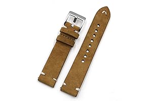 OnTheLevel Premium Vintage Suede Quick Release Watch Band