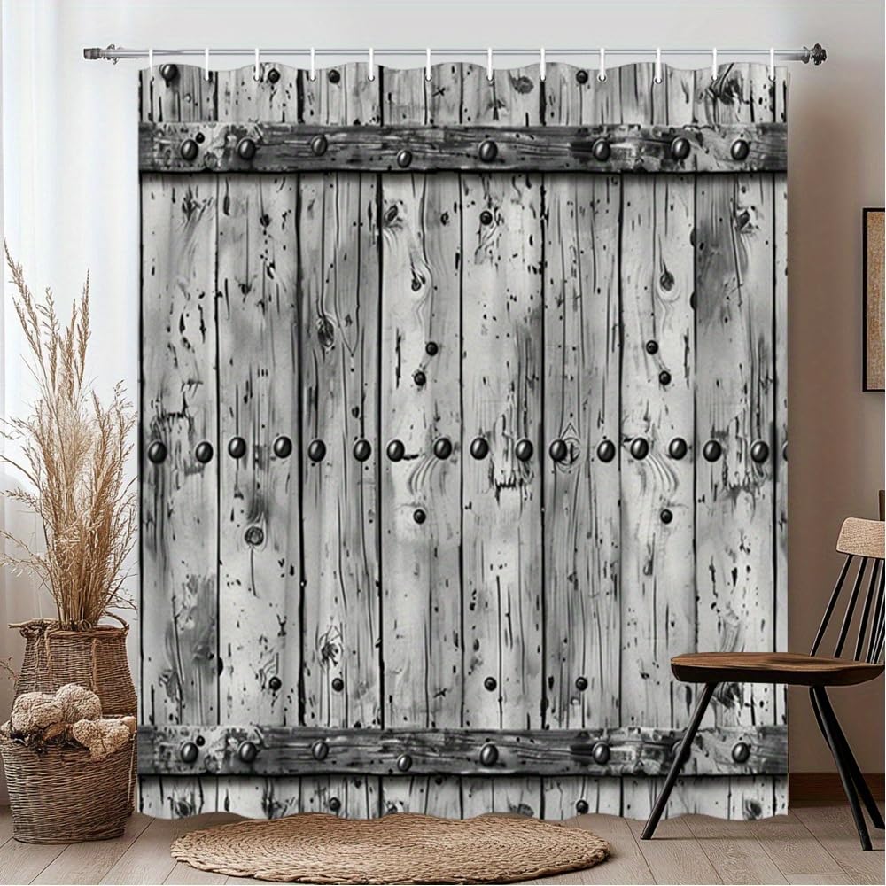 Rideau de douche style industriel pour transformer votre salle de bain vintage
