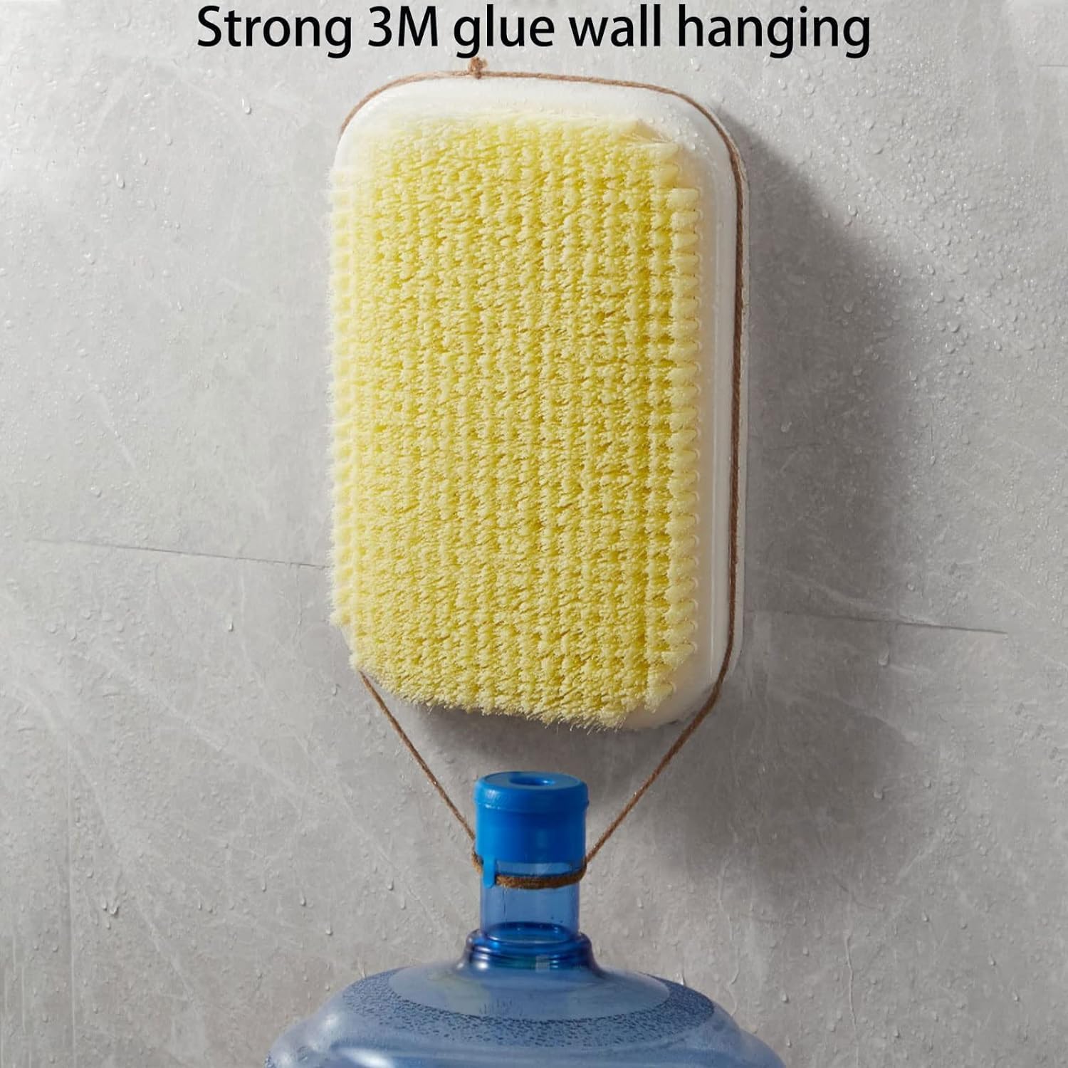 Depurador de espalda de pared, limpiador de espalda para ducha, cepillo de baño de barro para fregar la espalda colgada en la pared, exfoliante y mejora la salud de la piel, adecuado para hombres y