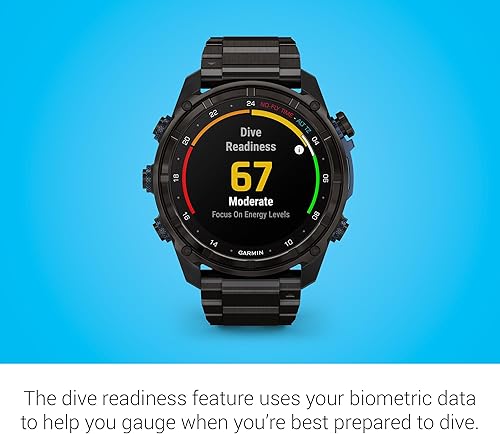 Vista 23 de Garmin Descent Mk3 - Reloj inteligente para computadora de buceo y multideporte con pantalla AMOLED con modos avanzados de buceo y navegación
