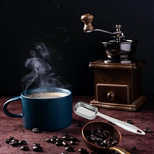 Miniatura 6 de 2 piezas 1 cucharada (0.5 fl oz  3 cucharaditas  1 cucharada  15 cc  12 oz) cuchara medidora de acero inoxidable, cuchara medidora de metal de mango