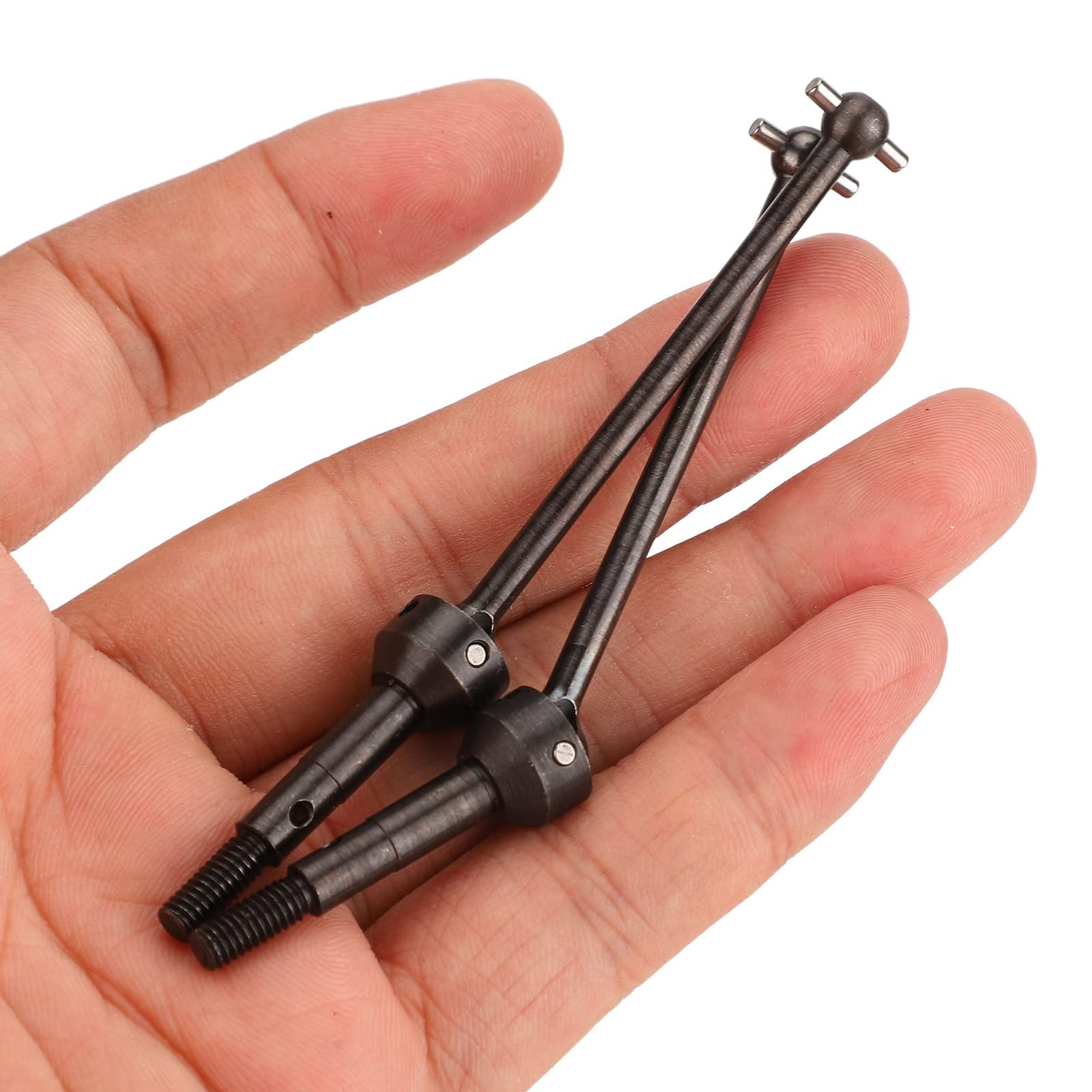 2 PCS RC Drive Shaft CVD, Aço Dianteiro Traseiro Eixo CVD Peças de