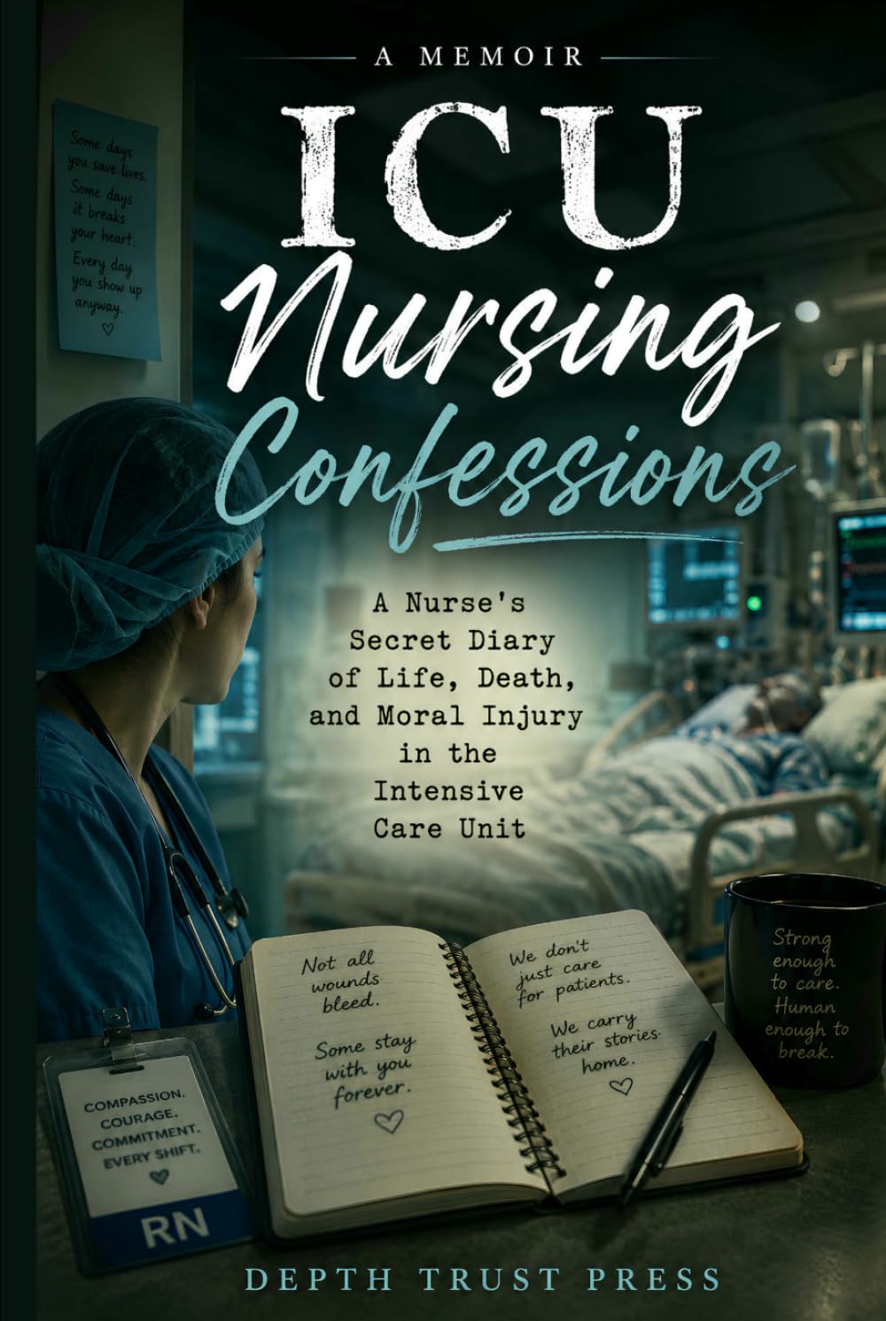 ICU Nursing Confessions: A Nurse's Secret Diary of Life, Death, and Moral Injury in the Intensive Care Unit: Uncensored True Stories of Compassion ... Heavy Cost of Caring for the Sickest Patients
