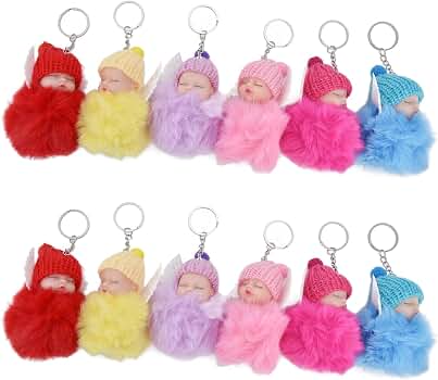Amazon.co.jp: かわいいふわふわ人形キーホルダー、子供のおもちゃの