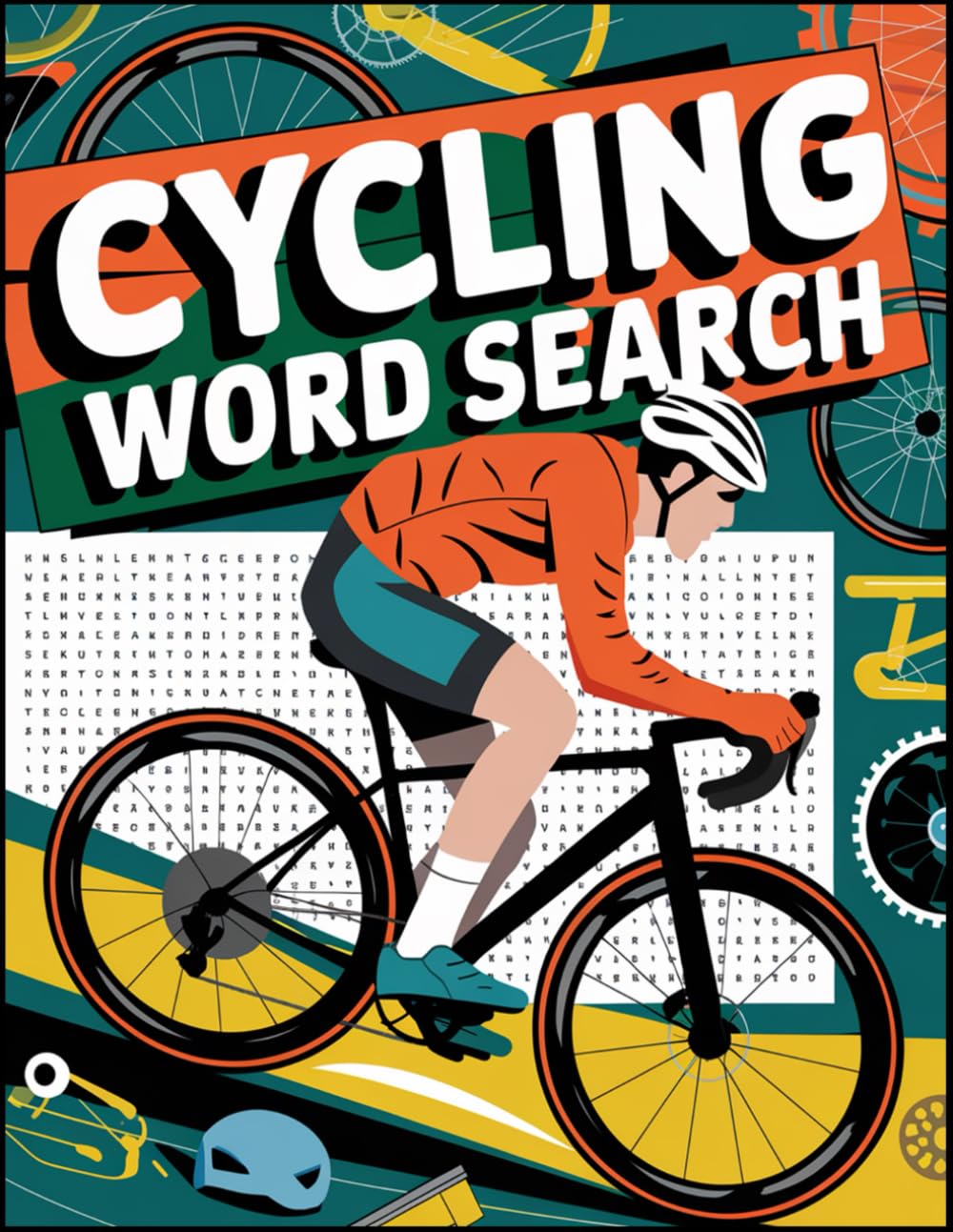 Cycling Word Search: Fun Puzzle Book for Cycling Enthusiasts