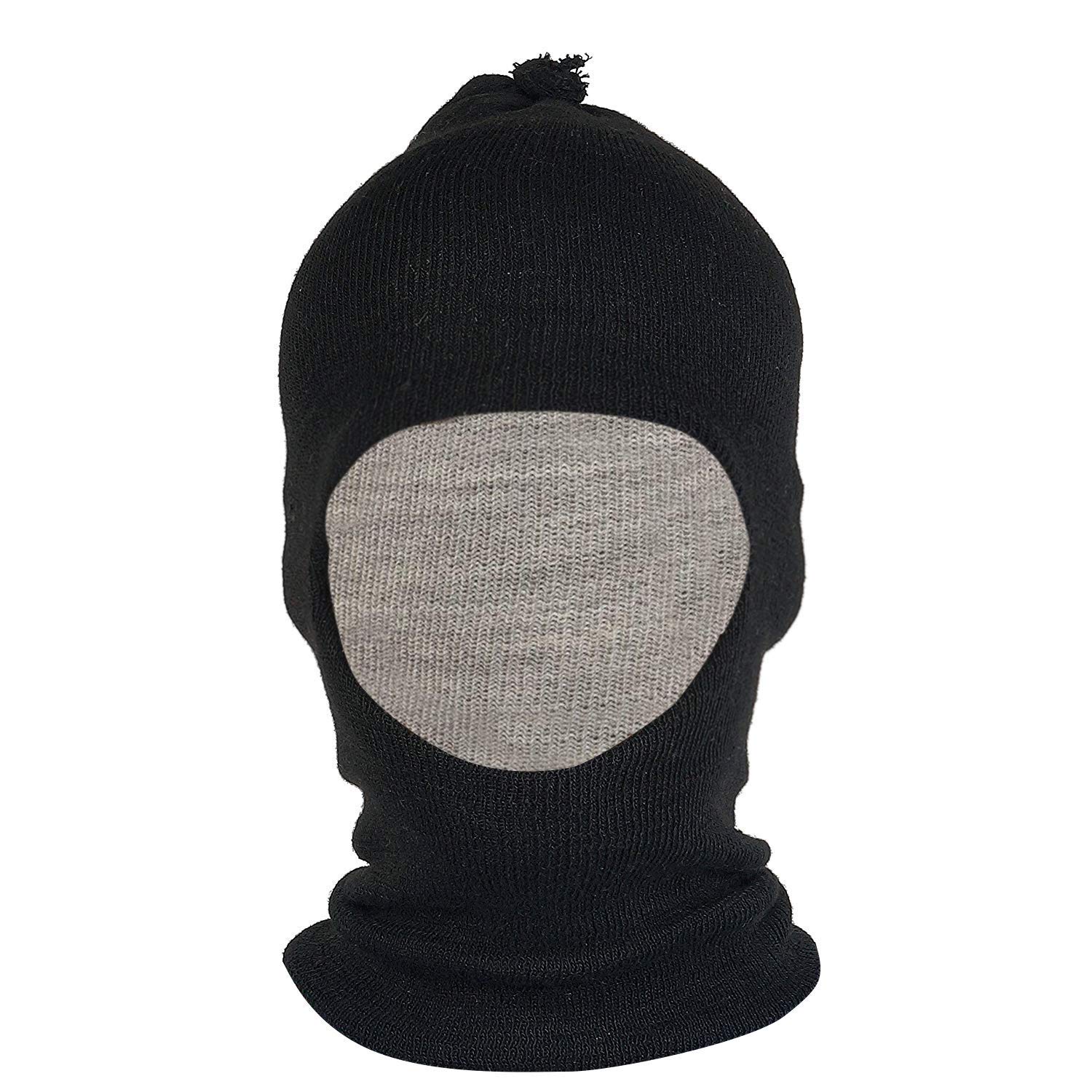 Zacharias Boy's Monkey Cap Reversible Black 14-15 Years