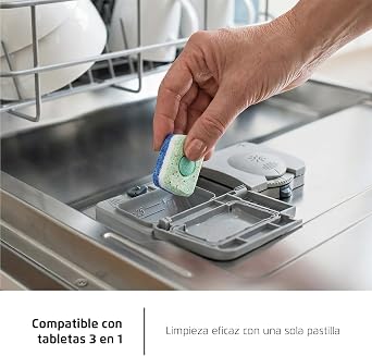Corberó – Dishwasher Plus 60 cm | CLVG656W | 13 Cutlery | 5 Programs | 4 Temperatures | LED Display | Half Load | Extra Drying Function | Delayed Start | Compatible with 3 in 1 Tablets | White [Energy Class E]