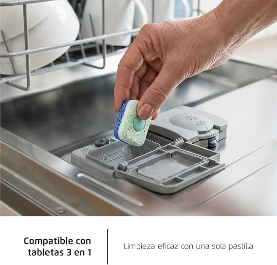 Corberó – Dishwasher Plus 60 cm | CLVG656W | 13 Cutlery | 5 Programs | 4 Temperatures | LED Display | Half Load | Extra Drying Function | Delayed Start | Compatible with 3 in 1 Tablets | White [Energy Class E]