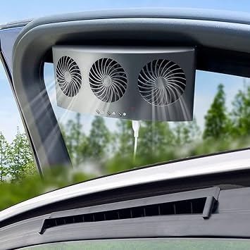 Car Ventilation Air Conditioning Cooler Car Exhaust Fan USB Charging Car Fan Car Air Deodorizing Heat Exhaust Cooling Air Car Fan Car Cooling Goods Car Ventilation Car Air Purifier Energy