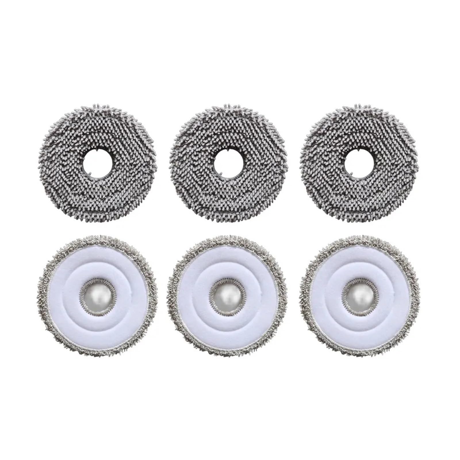 6 Panni Lavabili, compatibili con Dreame, X50s PRO, compatibili con Master, Panni di Ricambio riutilizzabili in Microfibra, Stracci for la Pulizia