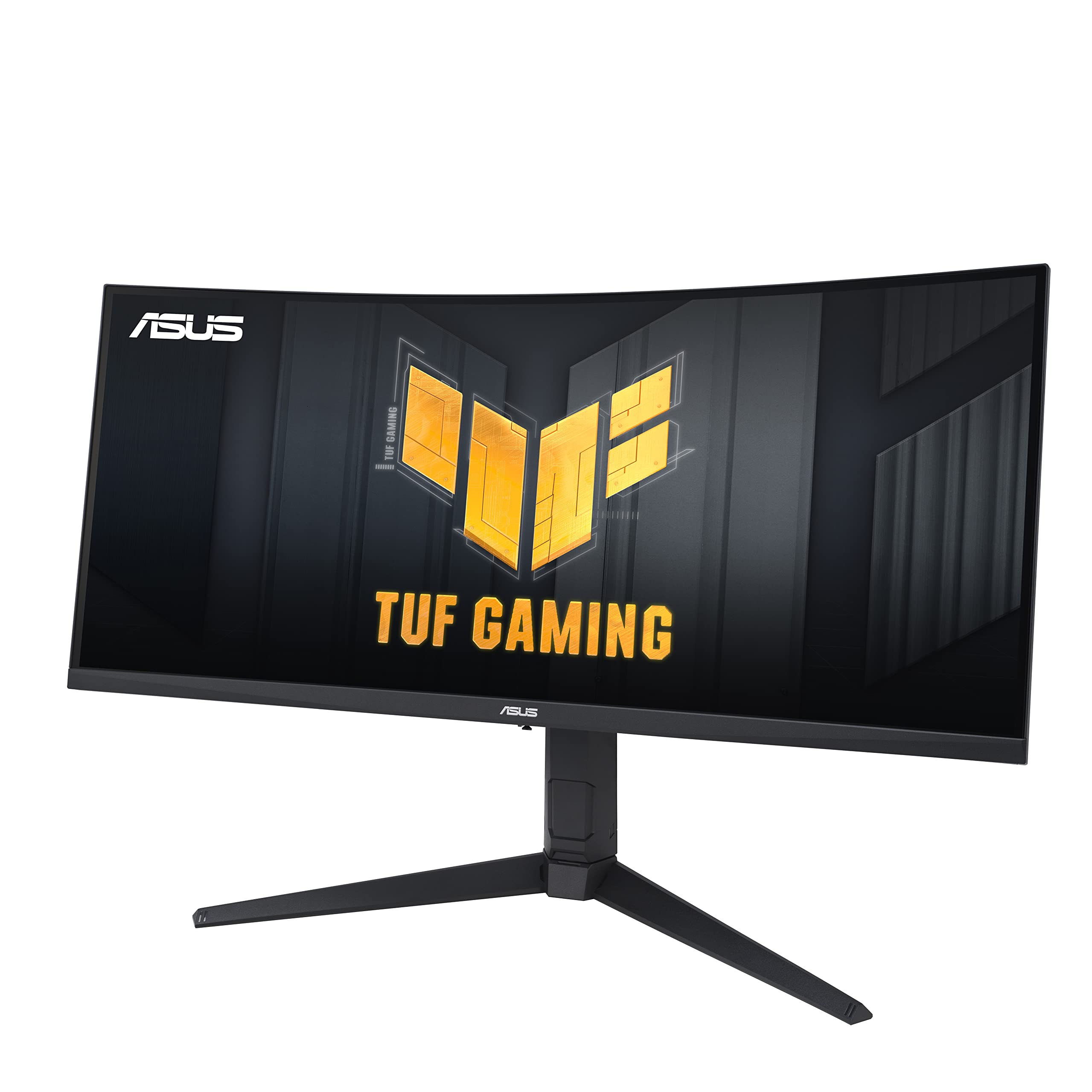 ASUS TUF Gaming VG34VQEL1A Monitor Gaming Curvo 34”, UWQHD, 100 Hz, Tecnologia, Extreme Low Motion Blur e Freesync, 1 ms (MPRT), 125% sRGB, HDR, Nero