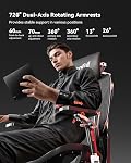 Autofull G7 Gaming Chair - 3-Zone Lumbar, 22-Point Adjustment, Breathable Mesh, Custom Backplate, 720° Armrests, BIFMA Certified Ergonomic, 140° Recline, IGR Certified, Niko Endorsed - Gift for Gamers