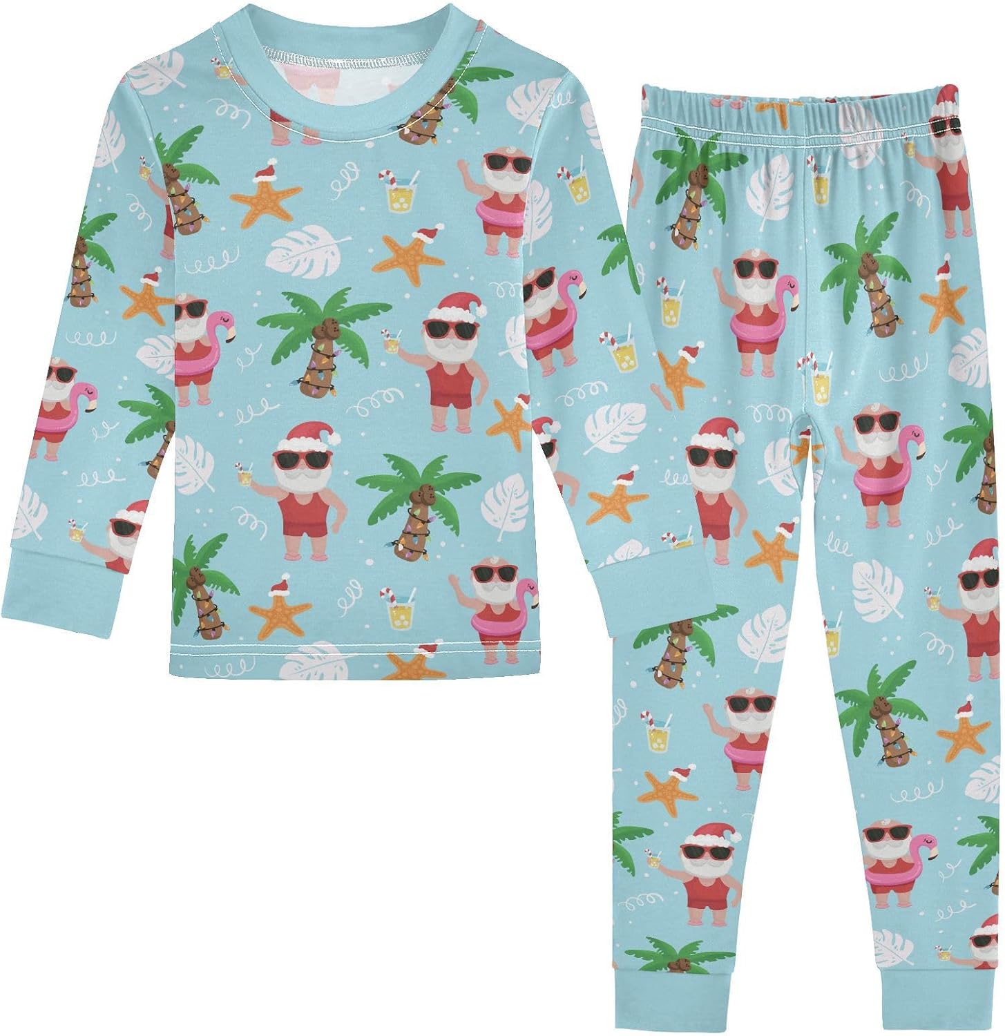 Girls Boys' Long Sleeve Top and Pants 2 Piece Cotton Soft & Cute for Kids 2-8 Years