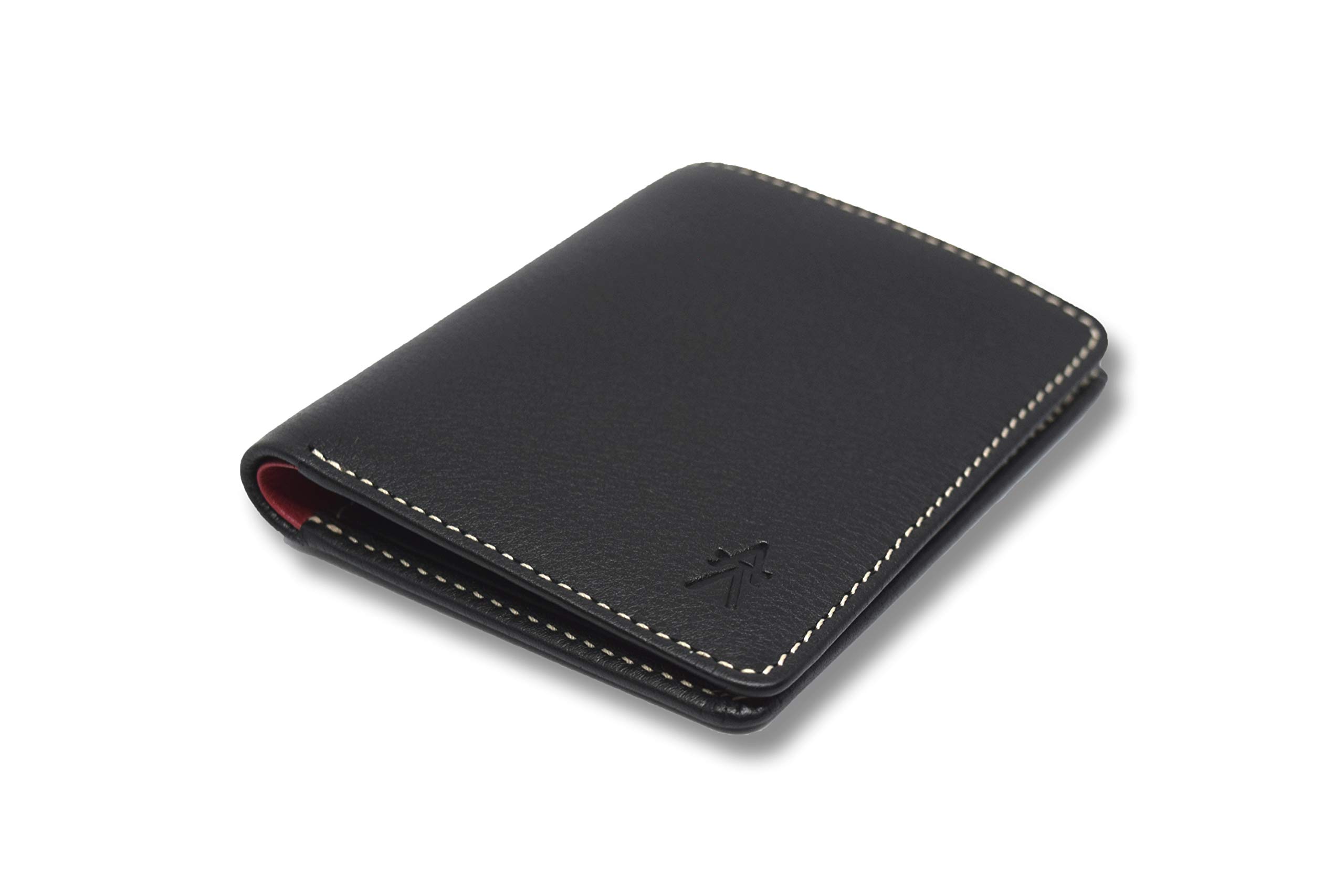 Cartera Hombre Slim de Piel Auténtica, Tarjetero RFID hasta 12 Tarjetas, Billetera Fina Hecha a Mano en Ubrique, España, 3 Años de Garantía